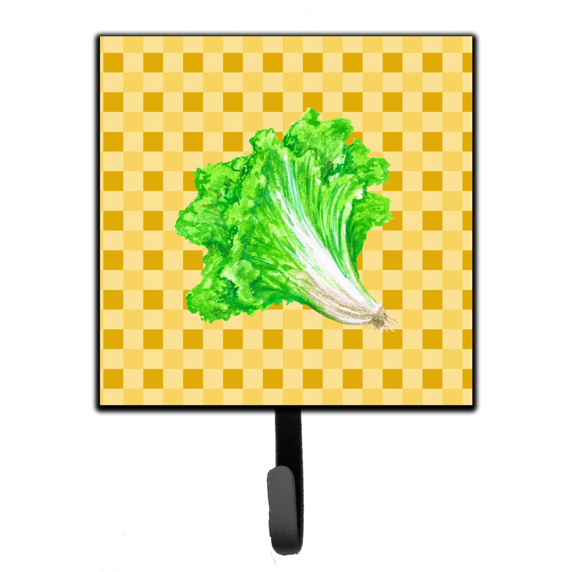 &quotCaroline's Treasures Lettuce on Basketweave Wall Hook, Small, Multicolor"