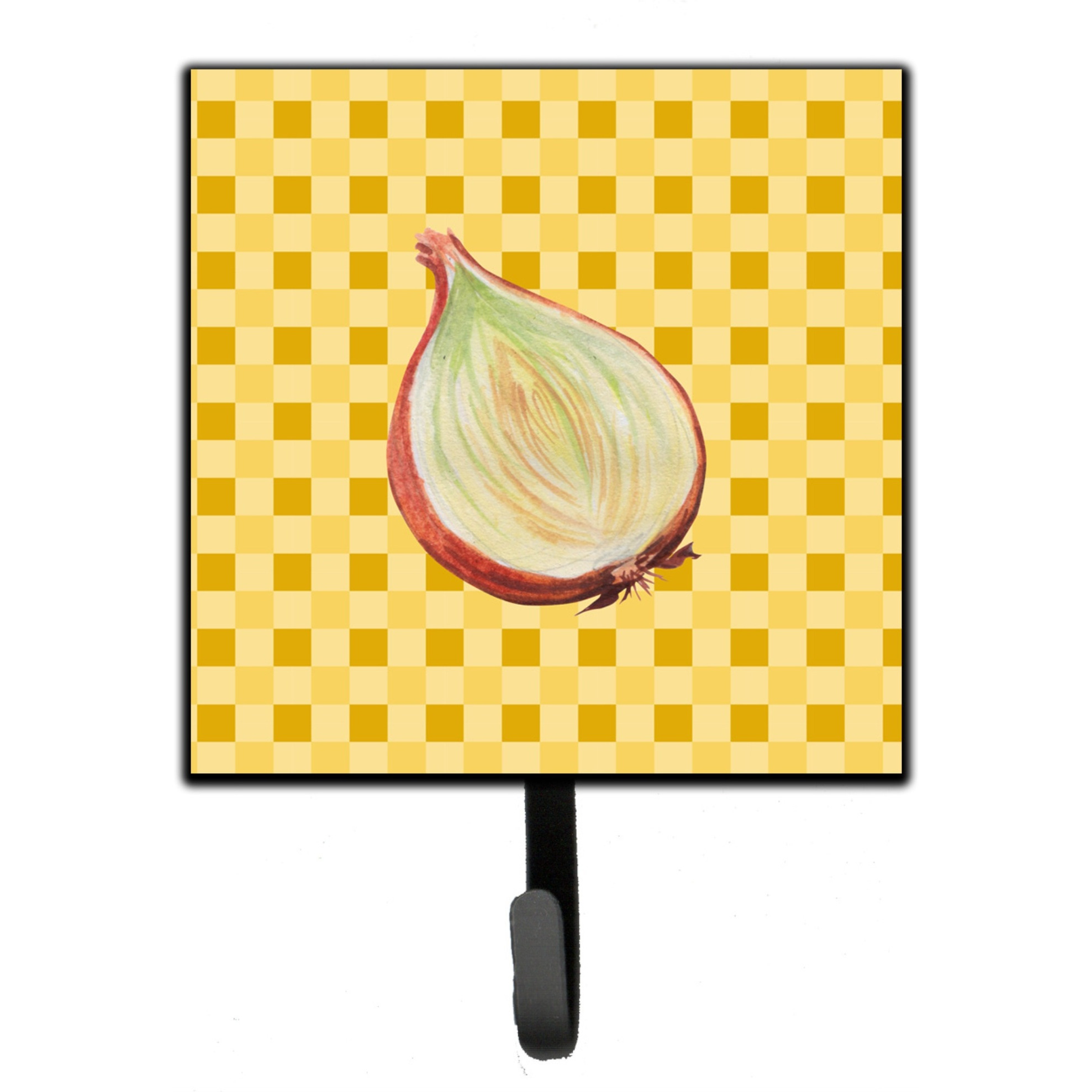&quotCaroline's Treasures Onion on Basketweave Wall Hook, Small, Multicolor"