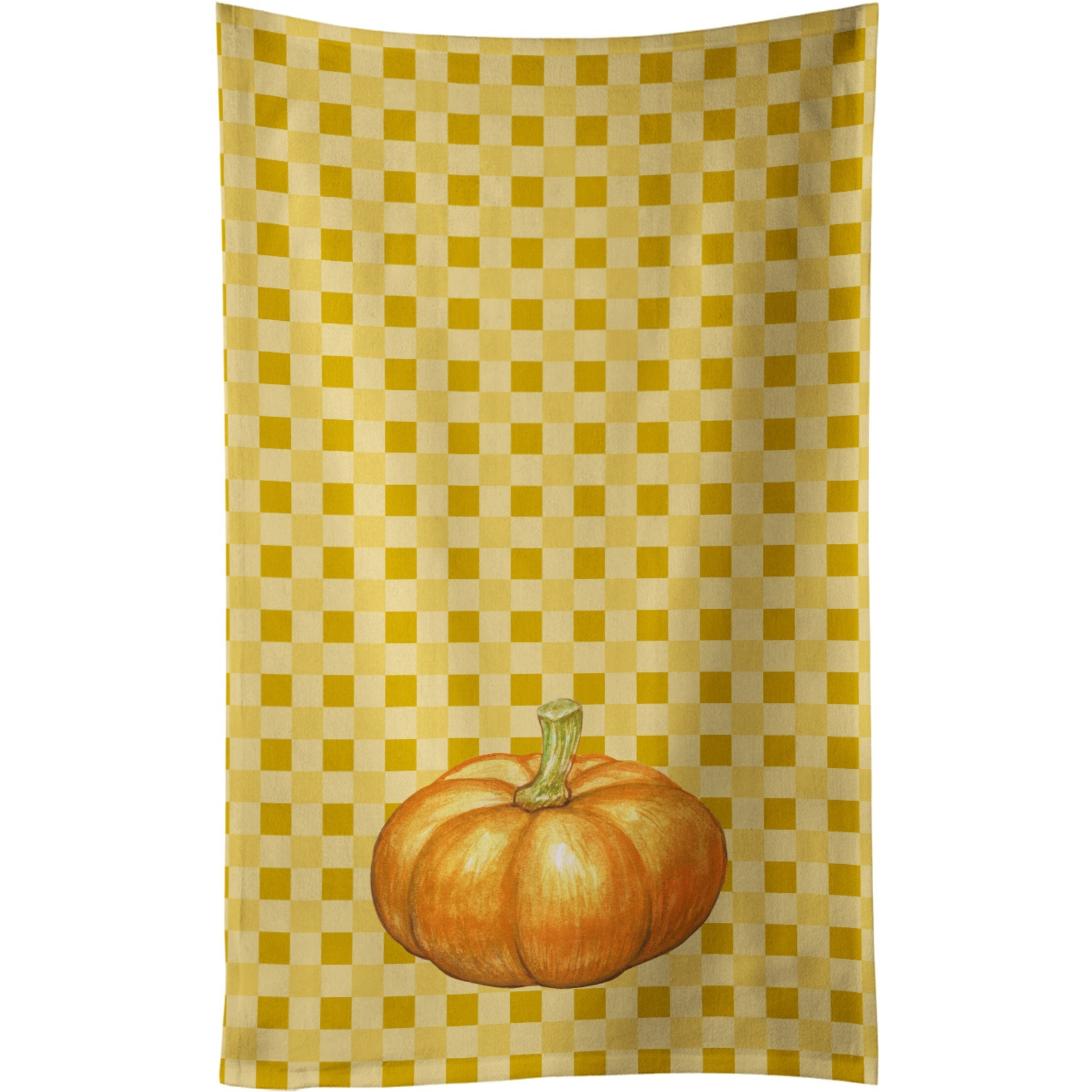 &quotCaroline's Treasures Pumpkin on Basketweave Decorated dish towel, 25Hx15W, Multicolor"