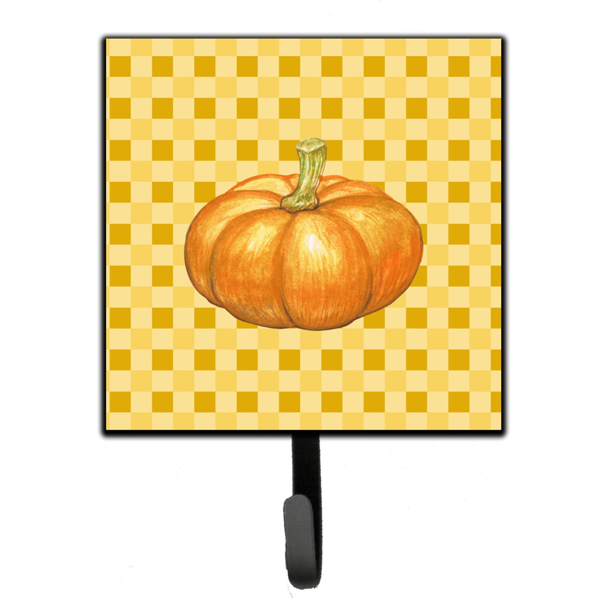 &quotCaroline's Treasures Pumpkin on Basketweave Wall Hook, Small, Multicolor"