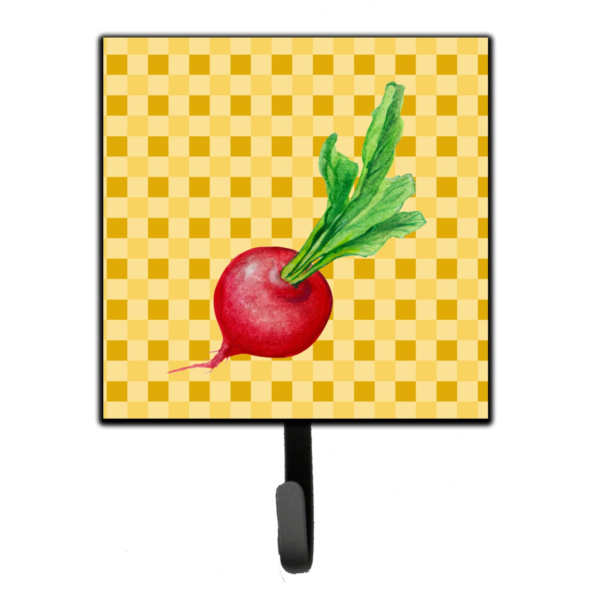 &quotCaroline's Treasures Radish on Basketweave Wall Hook, Small, Multicolor"