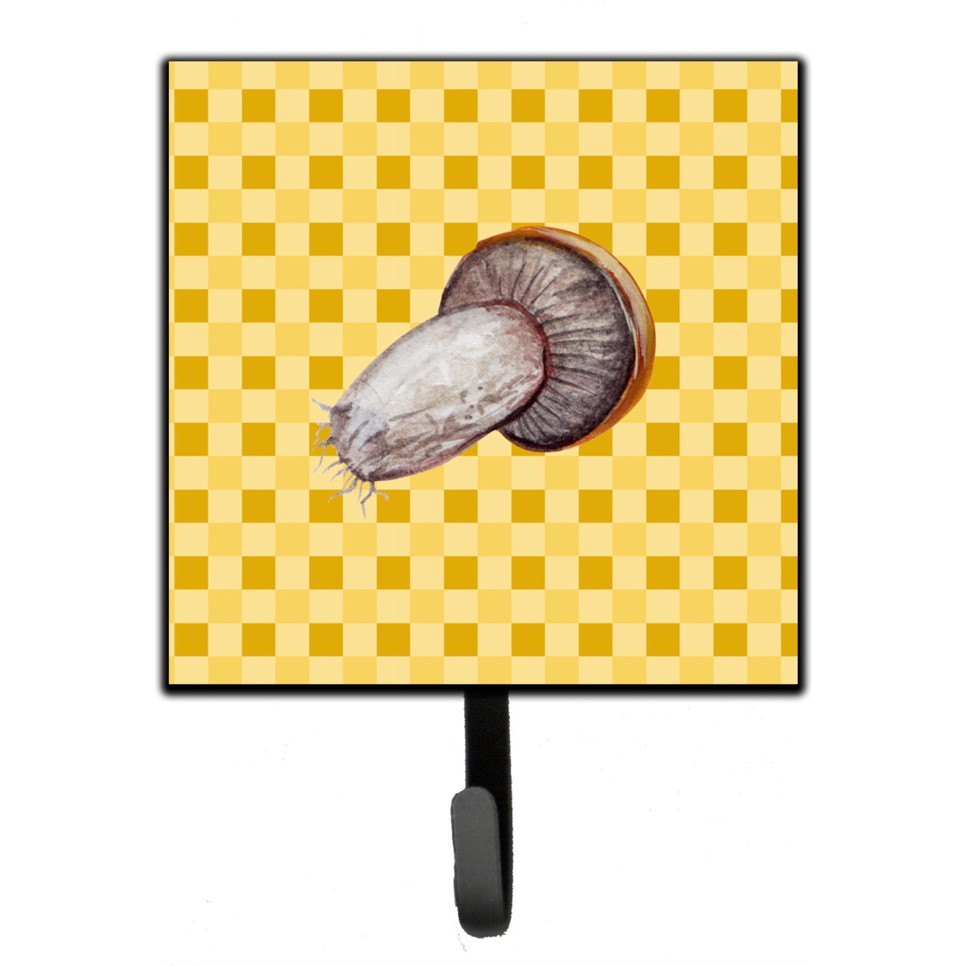 &quotCaroline's Treasures Rotkappe Mushroom on Basketweave Wall Hook, Small, Multicolor"