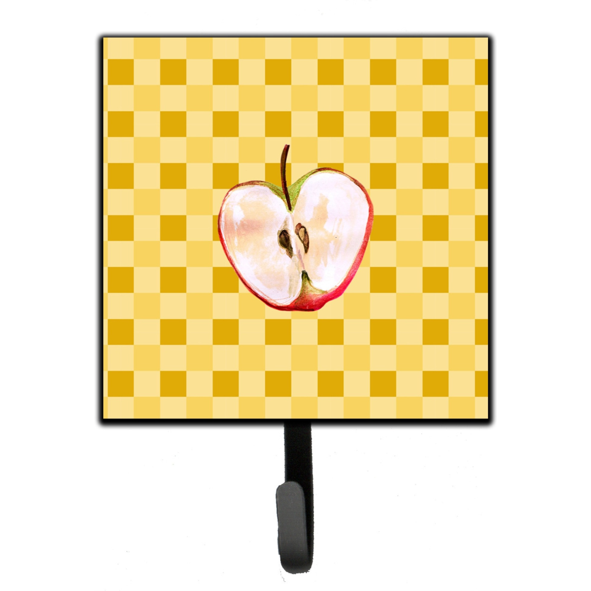 &quotCaroline's Treasures Half Apple on Basketweave Wall Hook, Small, Multicolor"