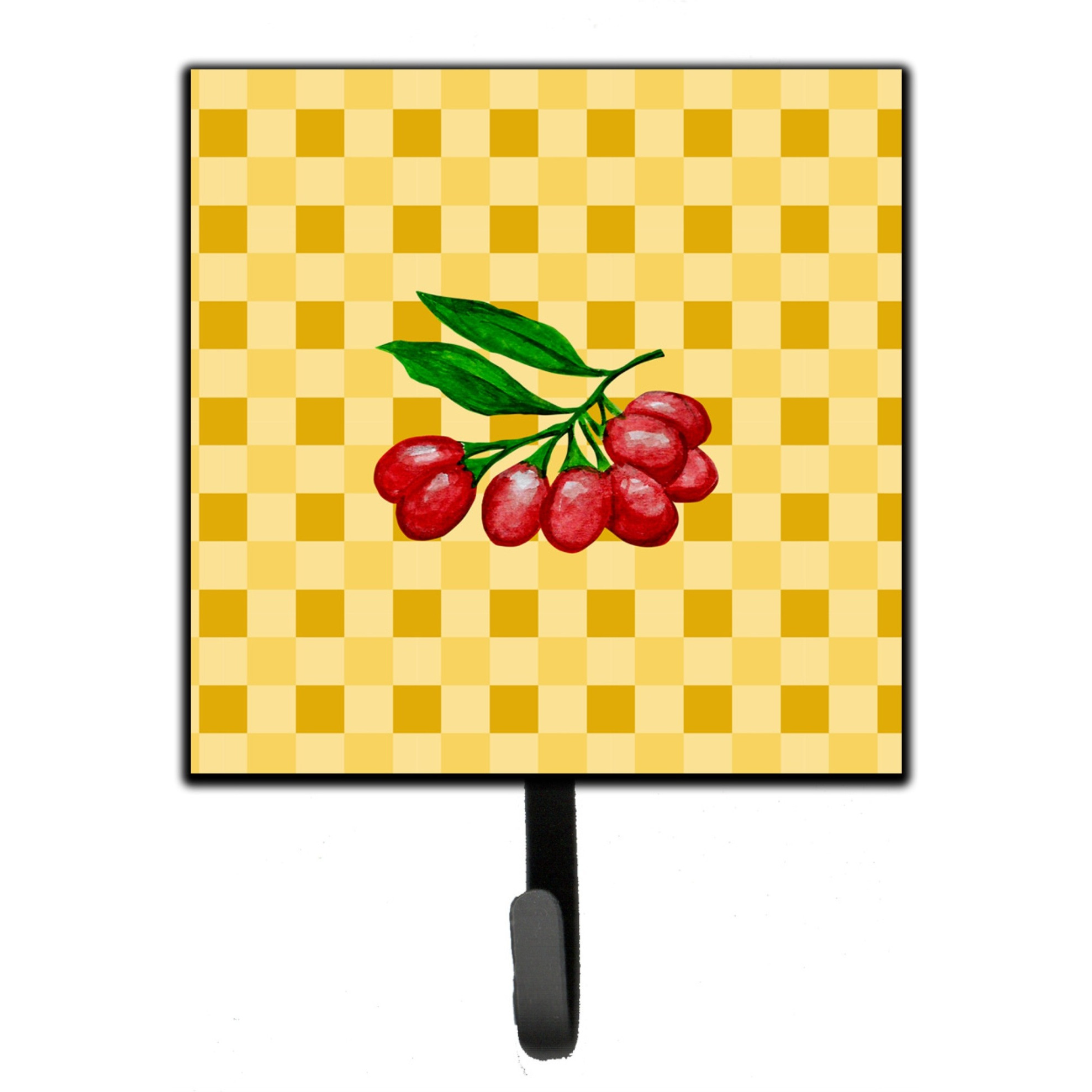 &quotCaroline's Treasures Gojis on Basketweave Wall Hook, Small, Multicolor"