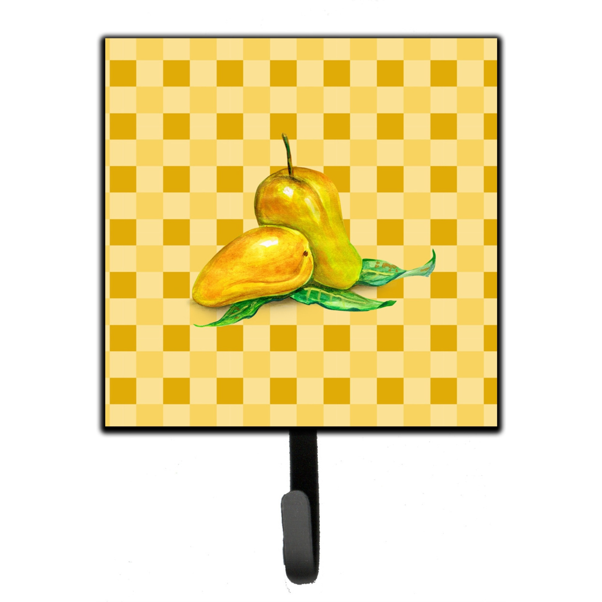 &quotCaroline's Treasures Mangos on Basketweave Wall Hook, Small, Multicolor"