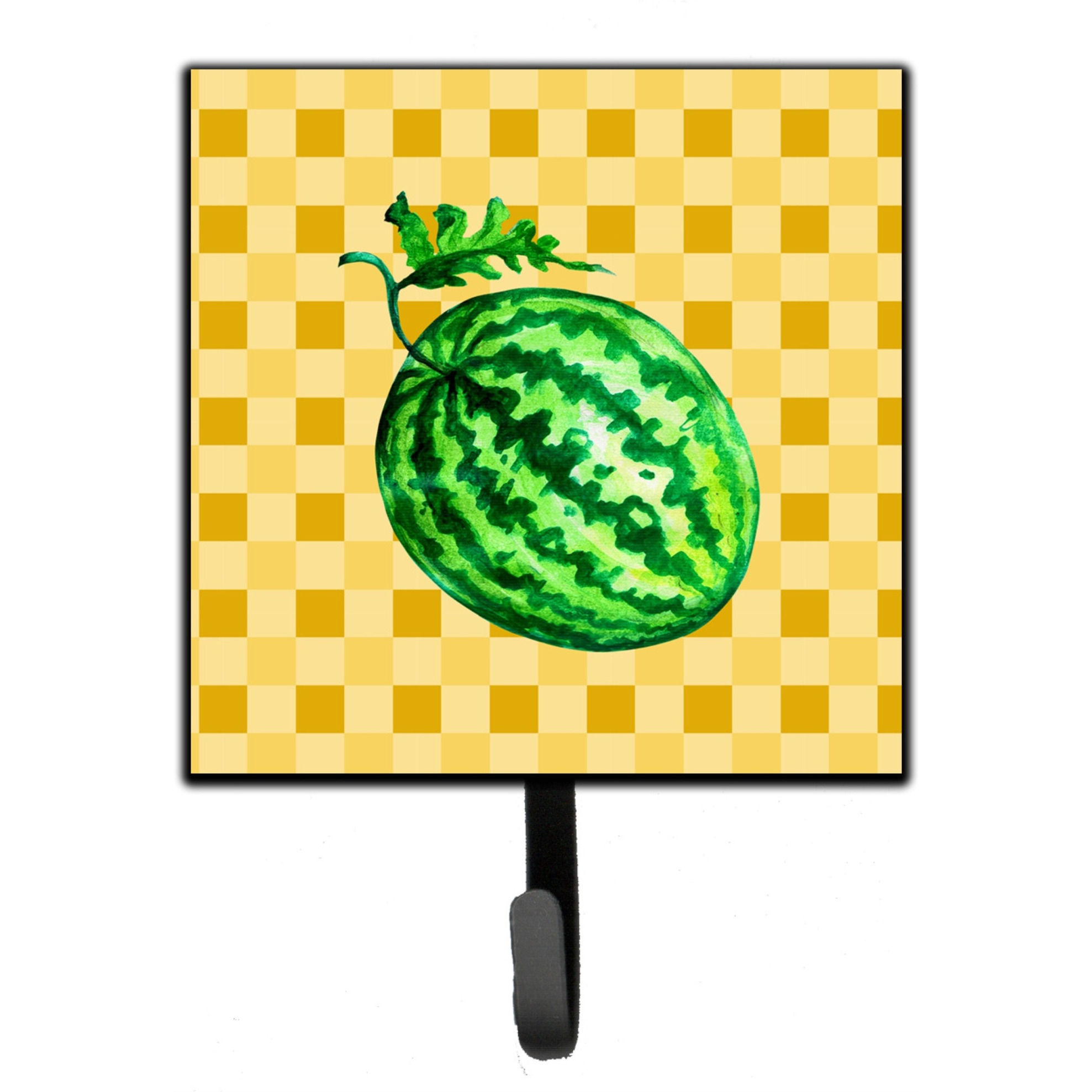 &quotCaroline's Treasures Whole Watermelon on Basketweave Wall Hook, Small, Multicolor"