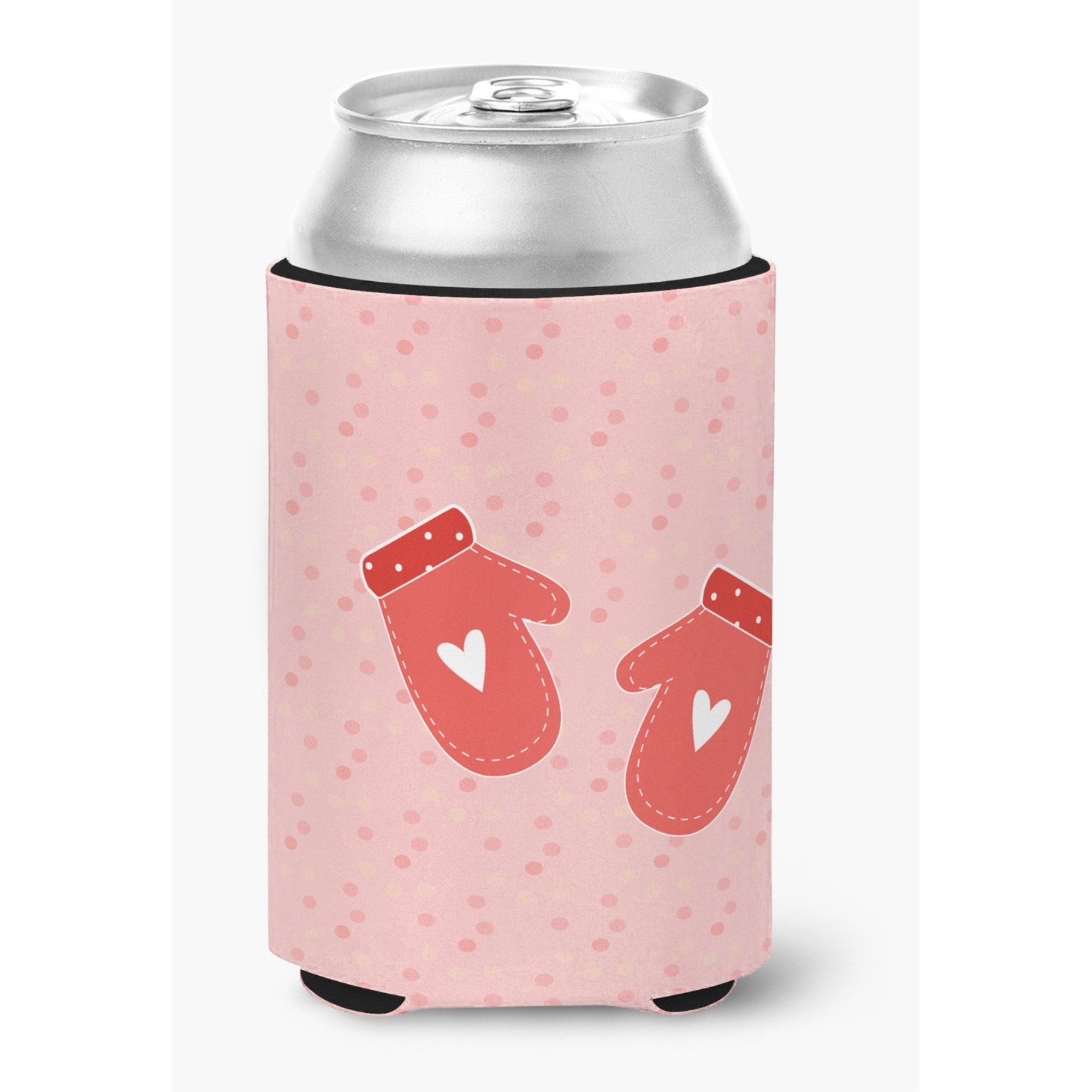 &quotCaroline's Treasures Oven Mitts Pink Decorative Can Hugger, Multicolor"