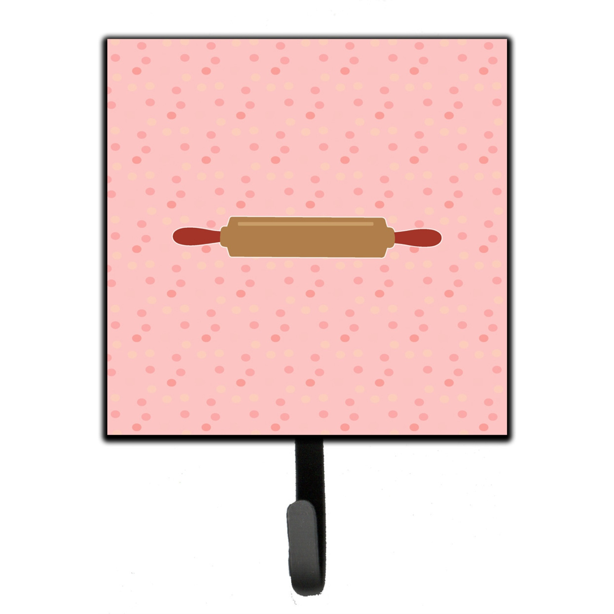 &quotCaroline's Treasures Rolling Pin Pink Wall Hook, Small, Multicolor"