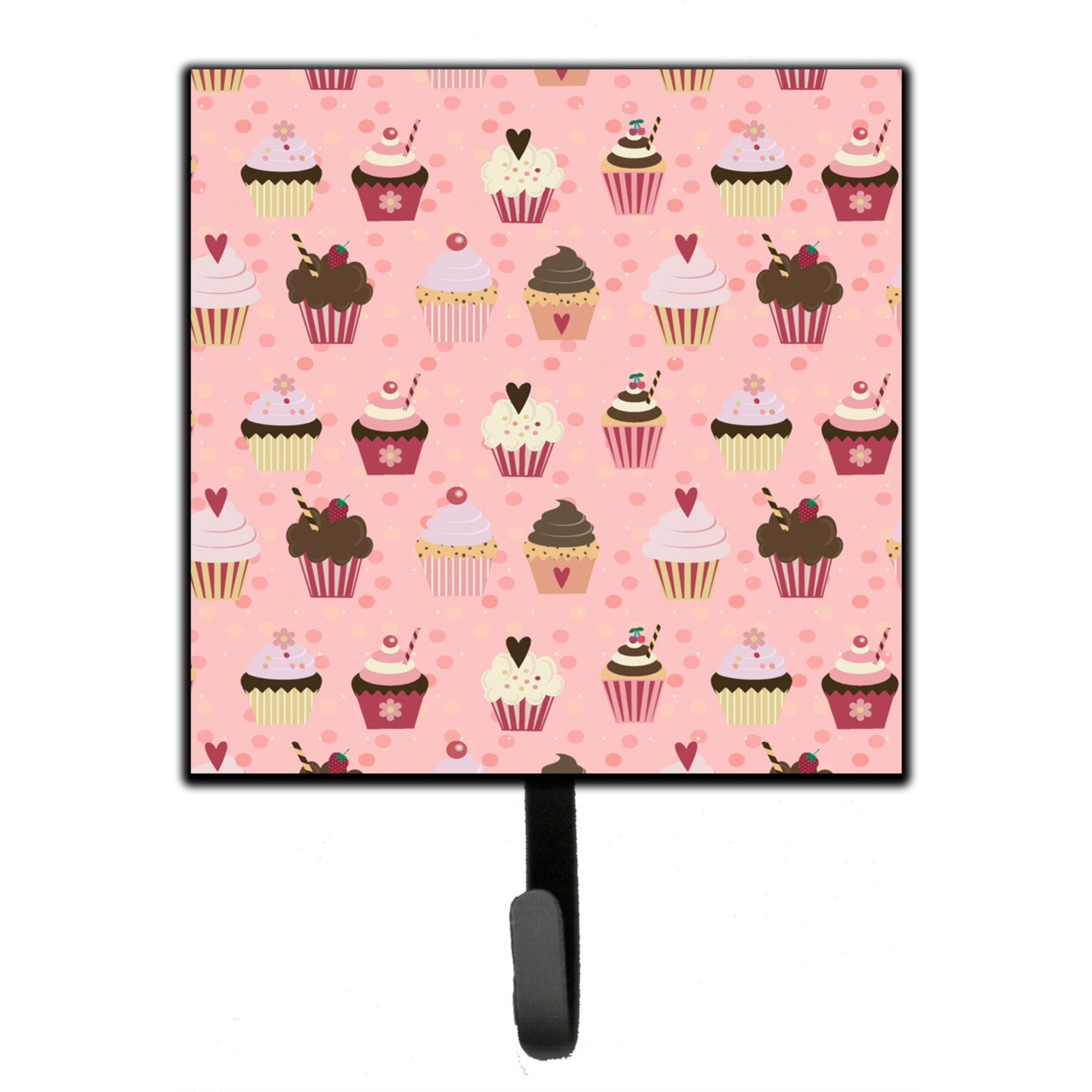 &quotCaroline's Treasures Cupcakes on Pink Wall Hook, Small, Multicolor"