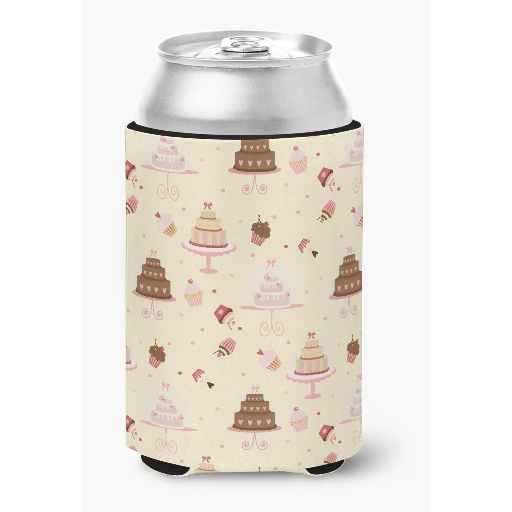 &quotCaroline's Treasures Cakes and Cupcakes Decorative Can Hugger, Multicolor"