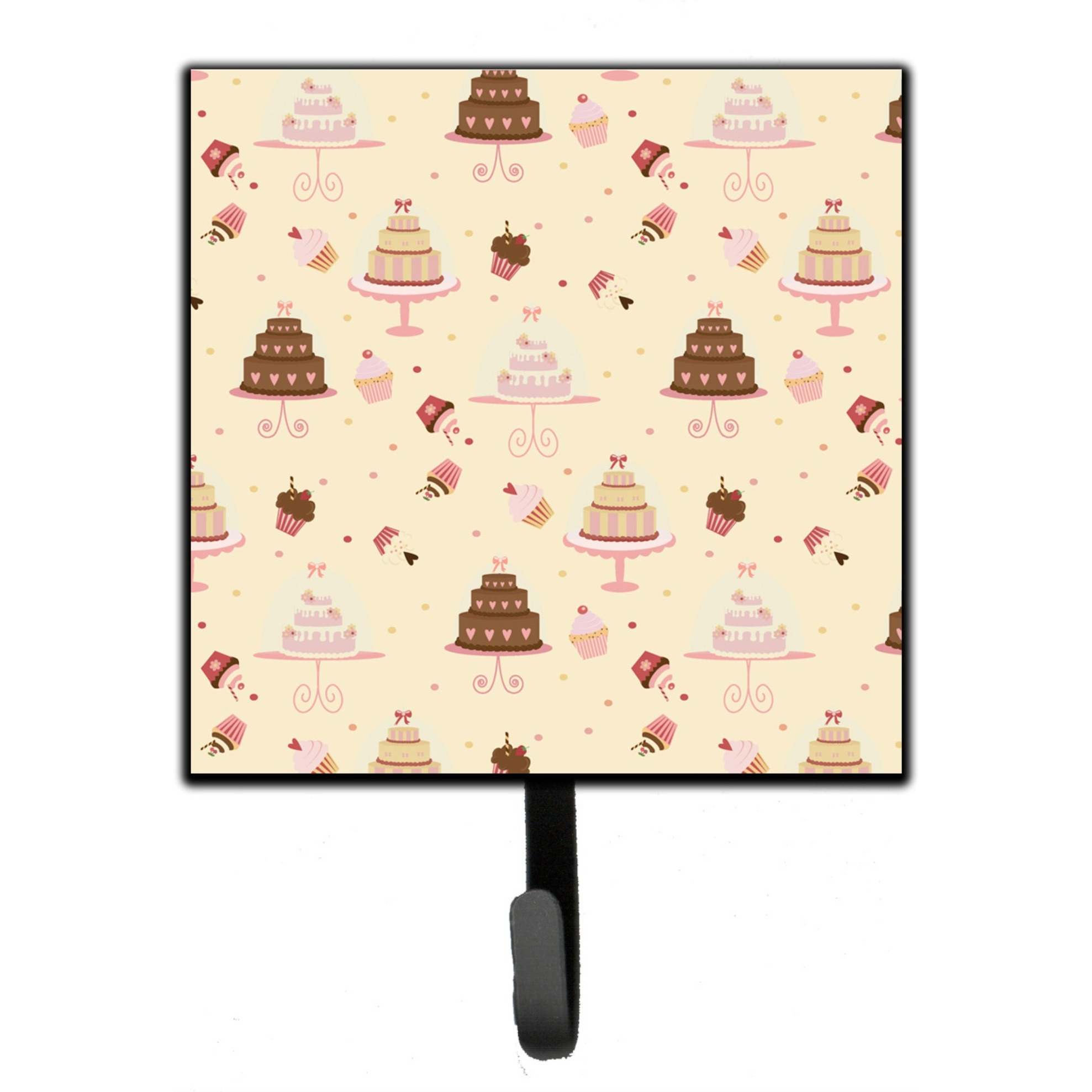 &quotCaroline's Treasures Cakes and Cupcakes Wall Hook, Small, Multicolor"