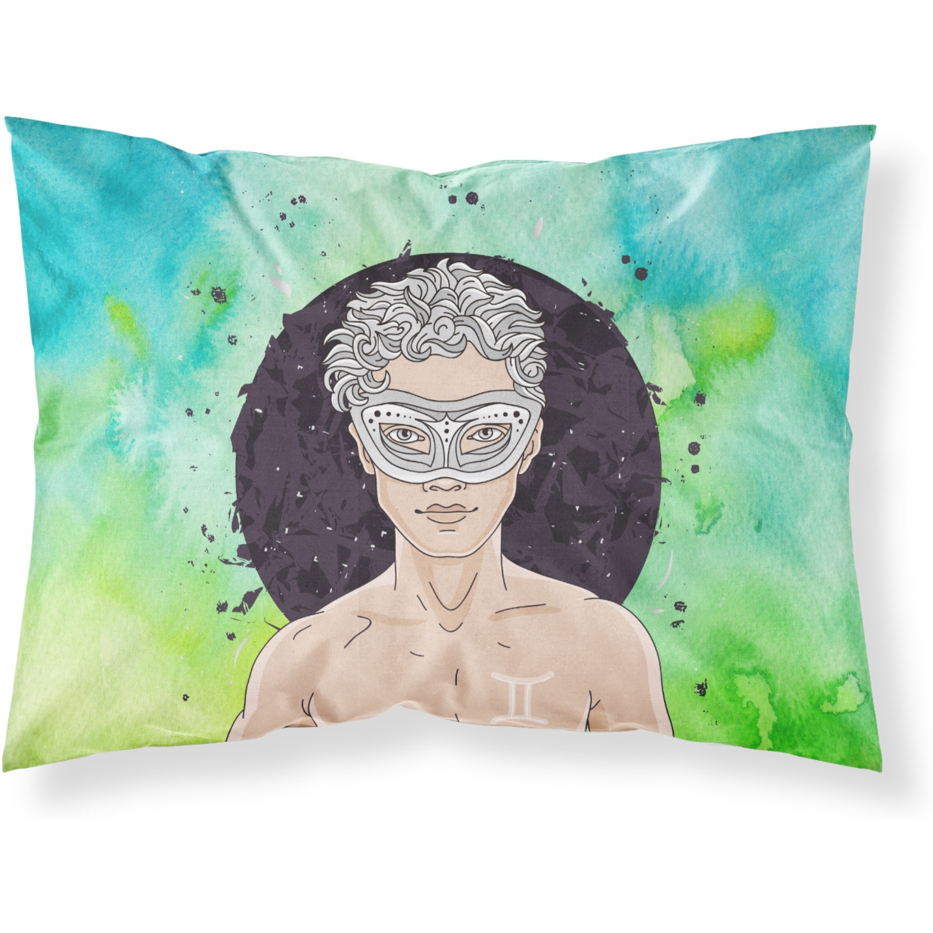 Caroline's Treasures Gemini Zodiac Sign Pillowcase Standard Multicolor