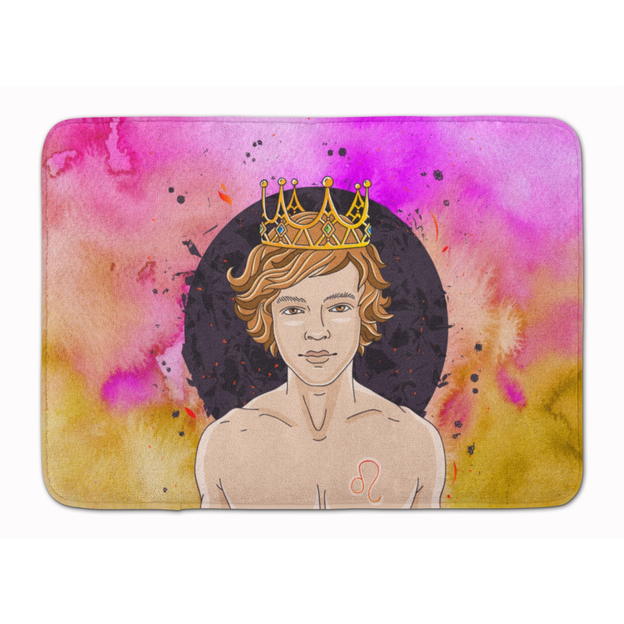 &quotCaroline's Treasures Leo Zodiac Sign Floor Mat, 19H x 27W, Multicolor"