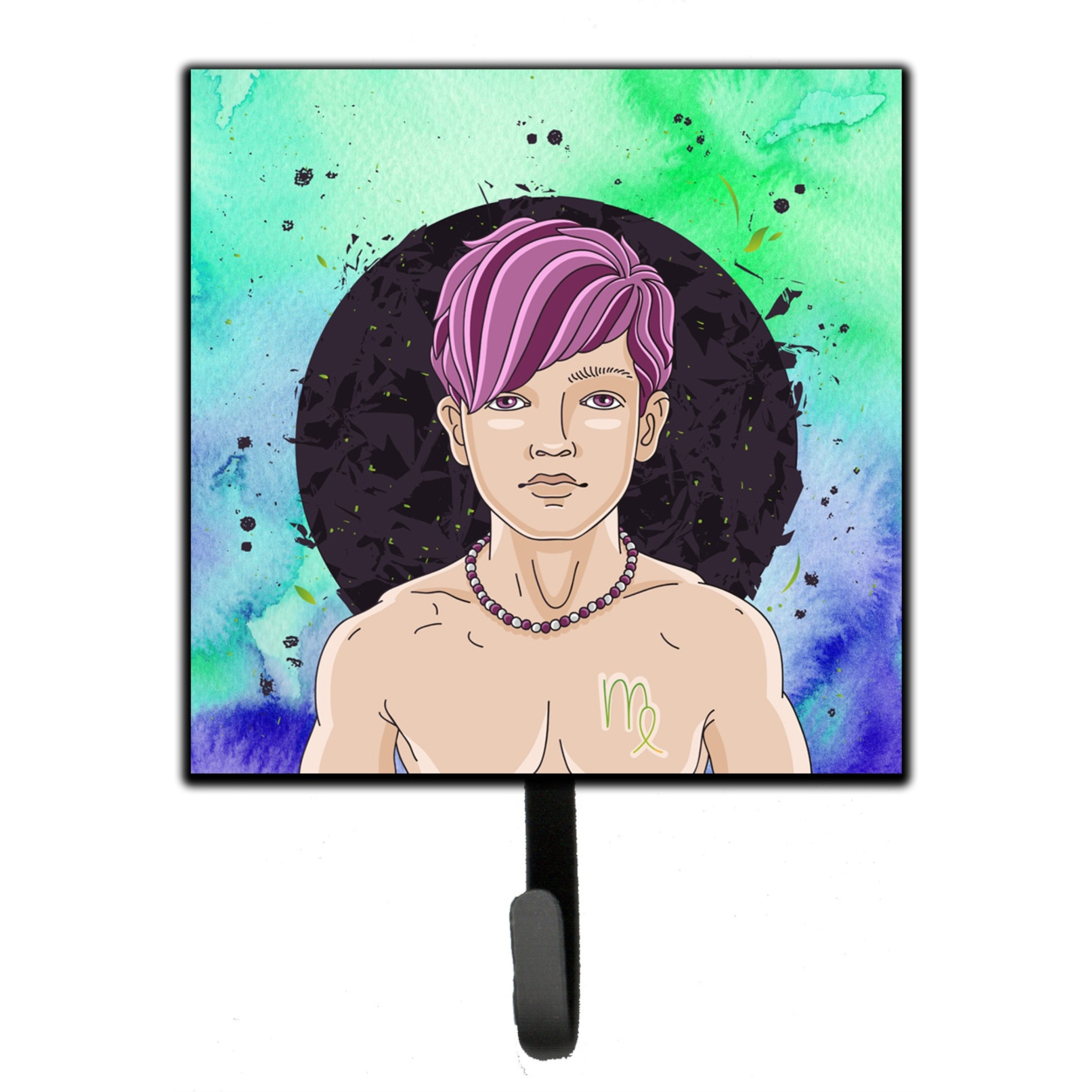 &quotCaroline's Treasures Virgo Zodiac Sign Wall Hook, Small, Multicolor"