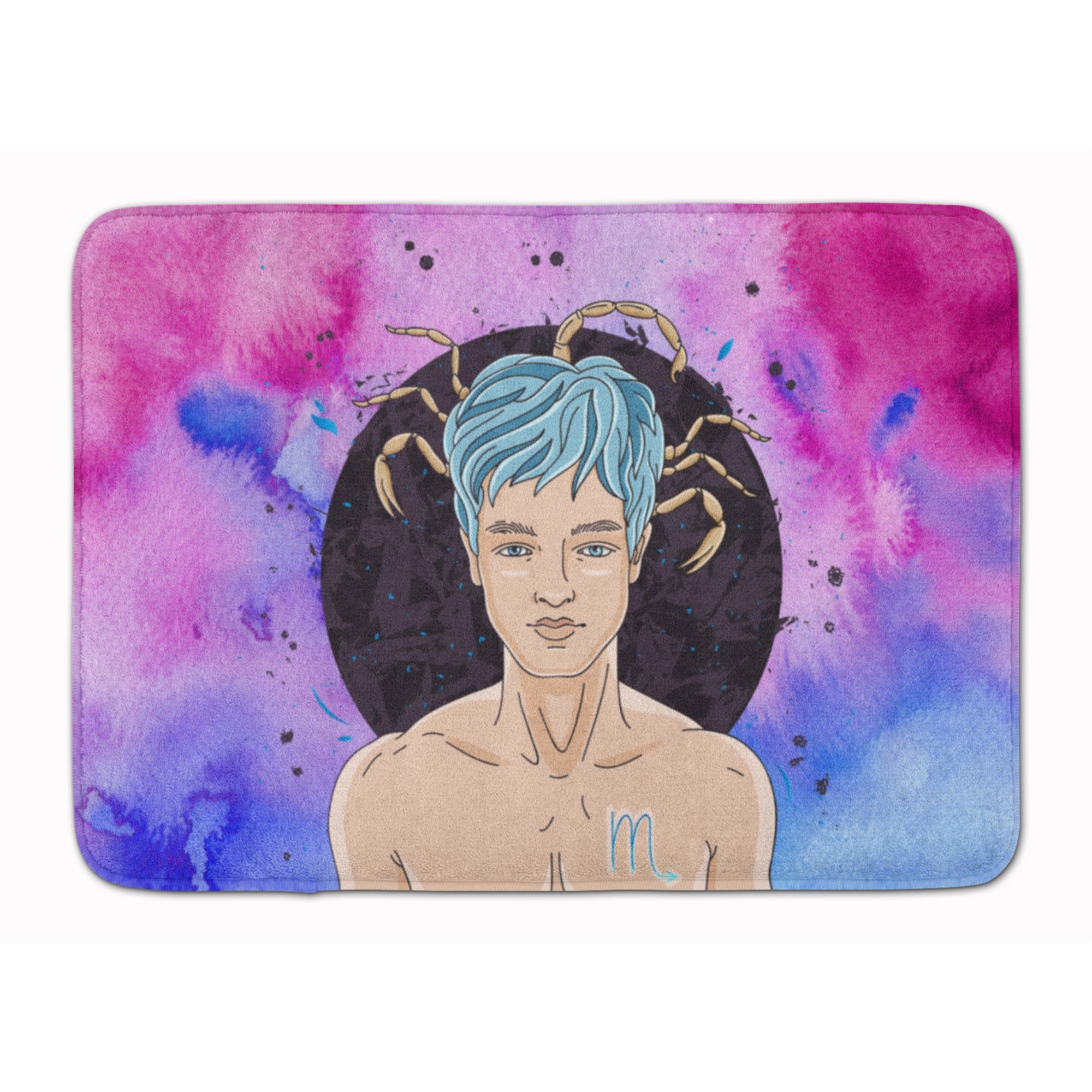 &quotCaroline's Treasures Scorpio Zodiac Sign Floor Mat, 19H x 27W, Multicolor"