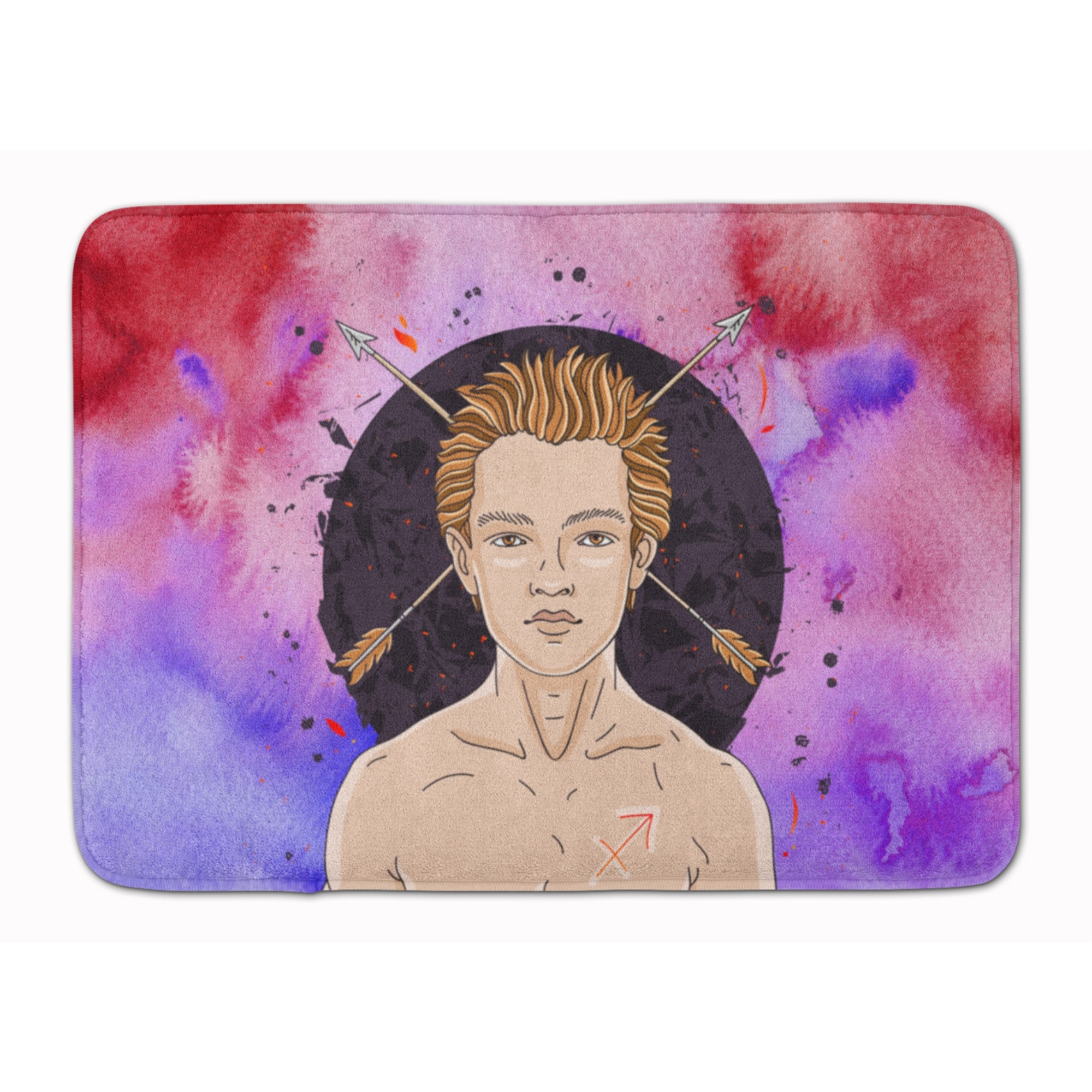 &quotCaroline's Treasures Sagittarius Zodiac Sign Floor Mat, 19H x 27W, Multicolor"
