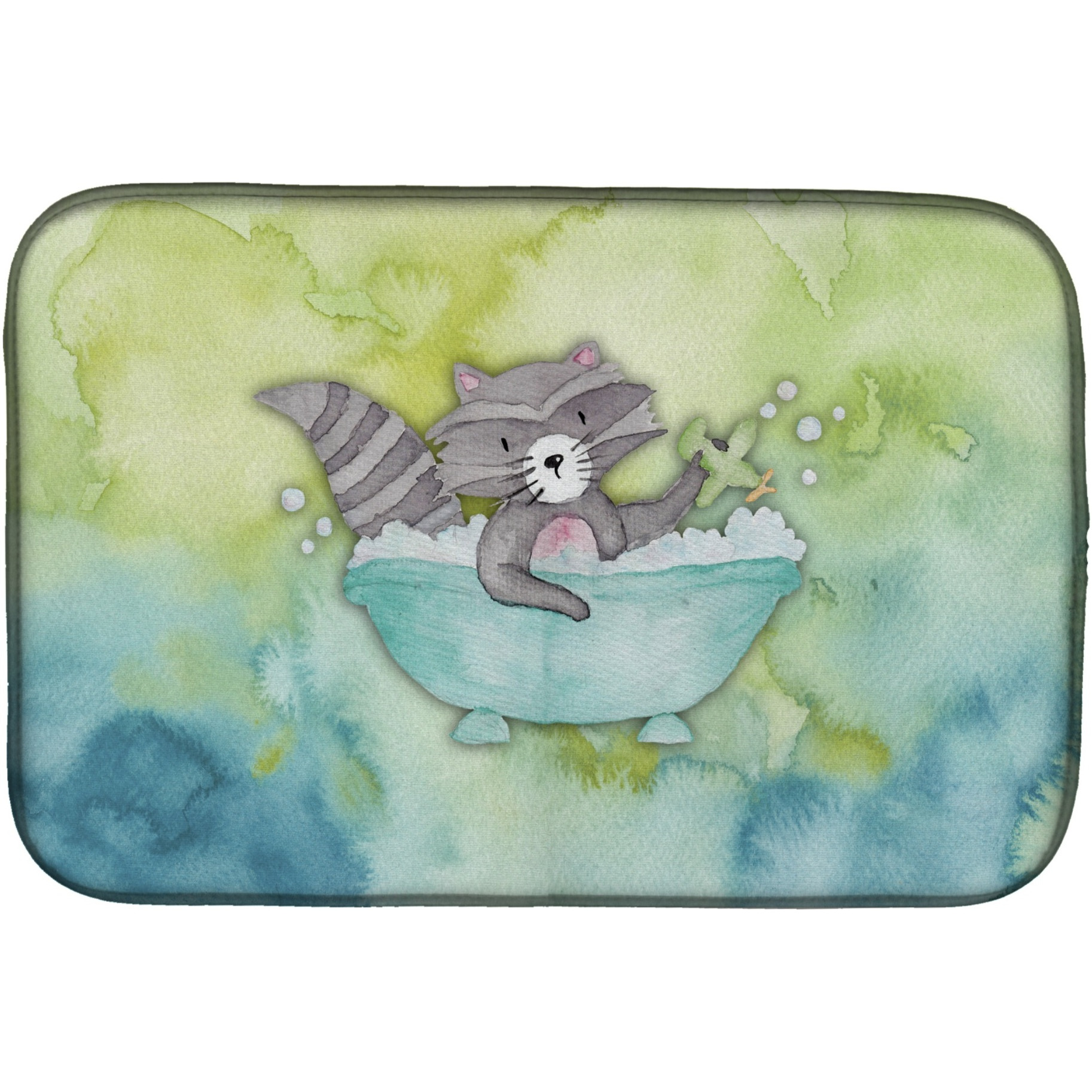 &quotCaroline's Treasures BB7345DDM Dish Drying Mat, 14 x 21, Multicolor"