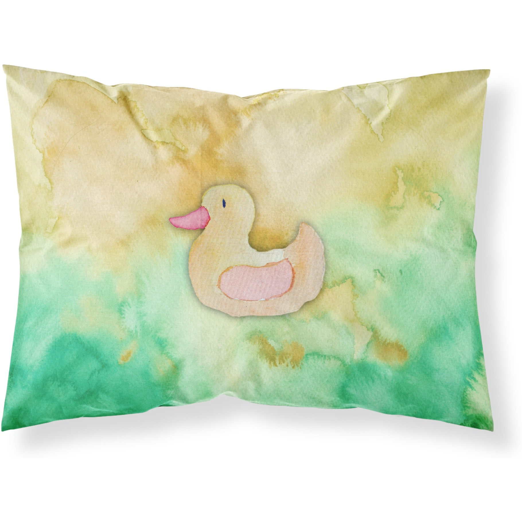 &quotCaroline's Treasures Rubber Duckie Watercolor Pillowcase, Standard, Multicolor"