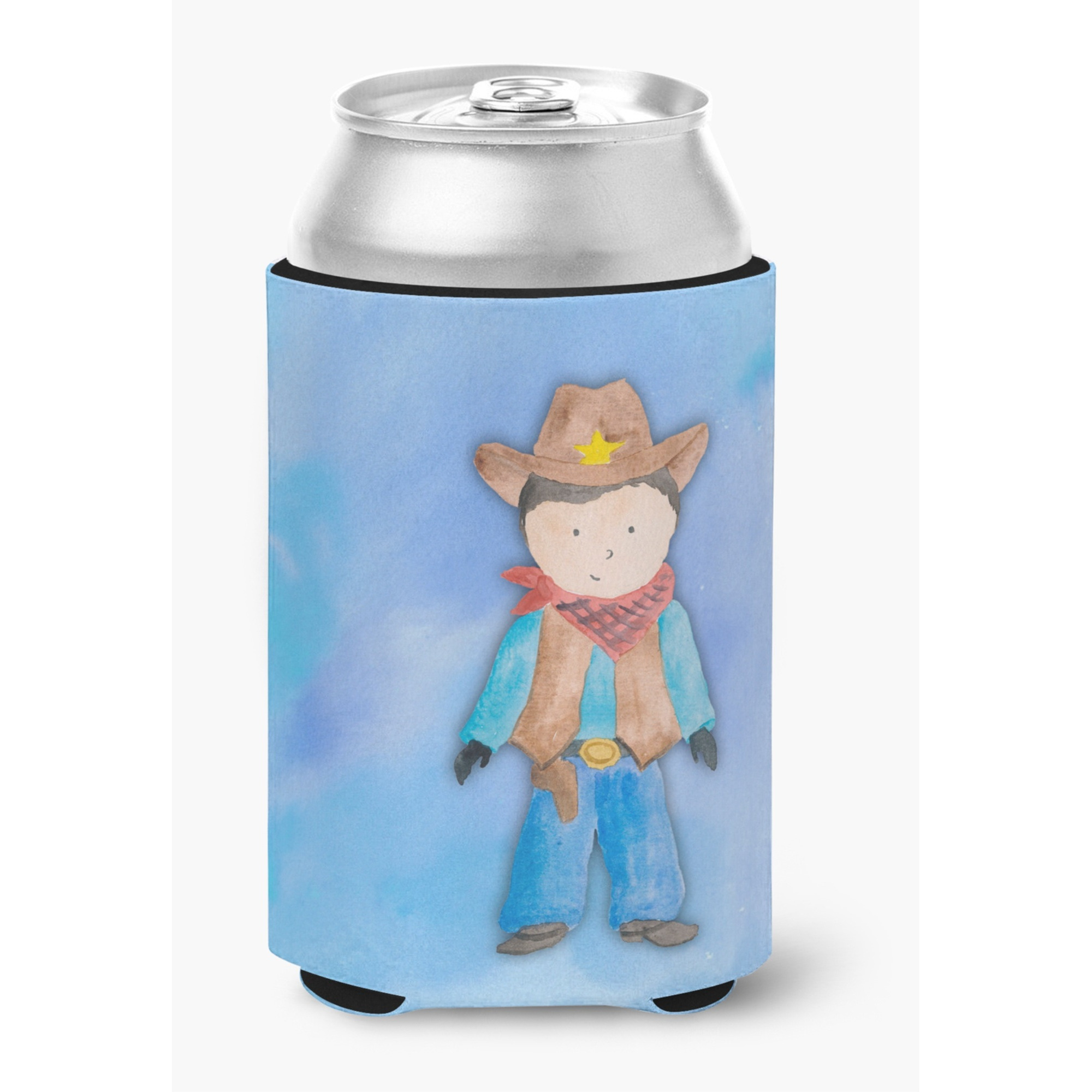 &quotCaroline's Treasures Cowboy Watercolor Decorative Can Hugger, Multicolor"