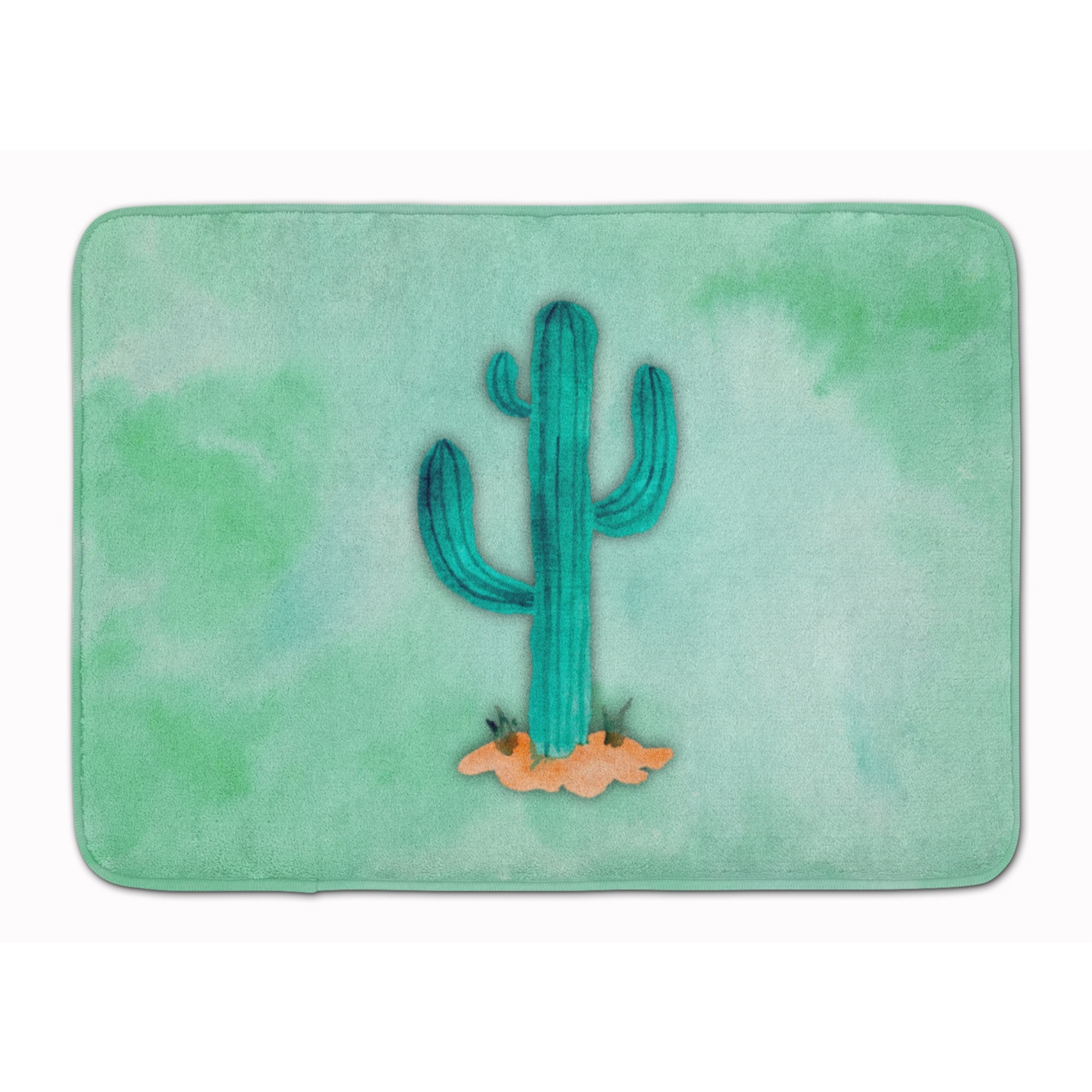 &quotCaroline's Treasures Western Cactus Watercolor Floor Mat, 19"&quotH x 27"&quotW, Multicolor"