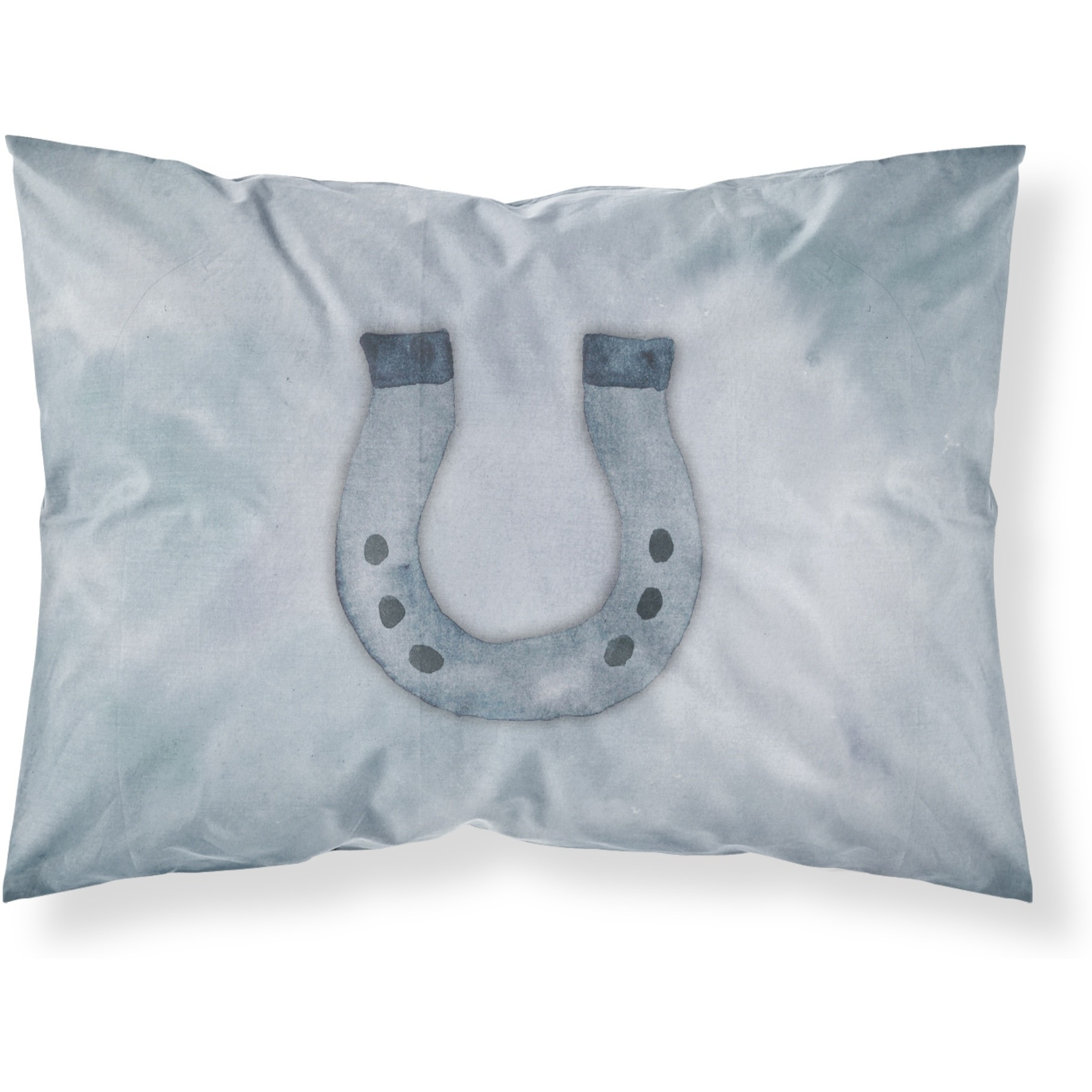 &quotCaroline's Treasures Horseshoe Watercolor Pillowcase, Standard, Multicolor"