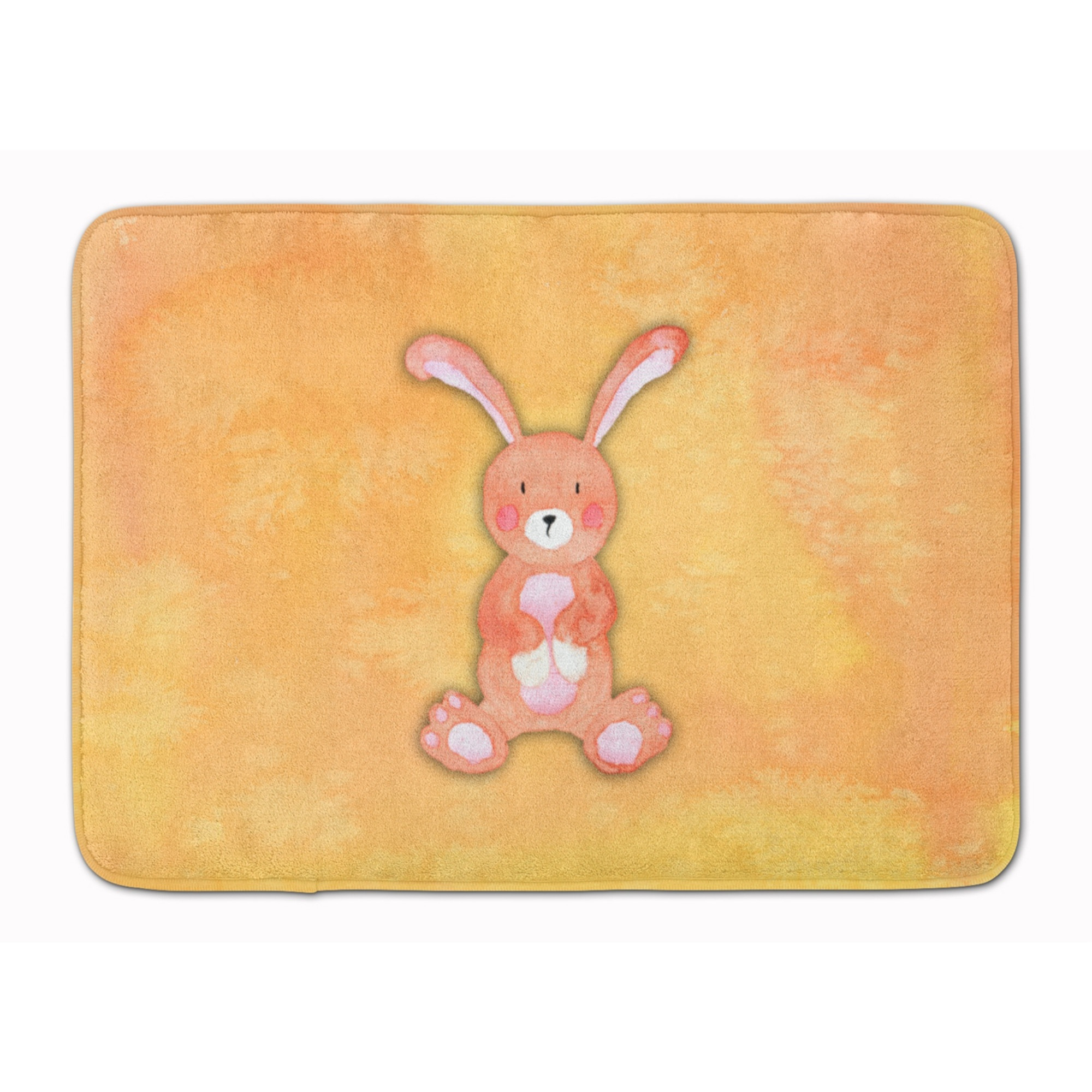 &quotCaroline's Treasures Rabbit Watercolor Floor Mat, 19"&quotH x 27"&quotW, Multicolor"