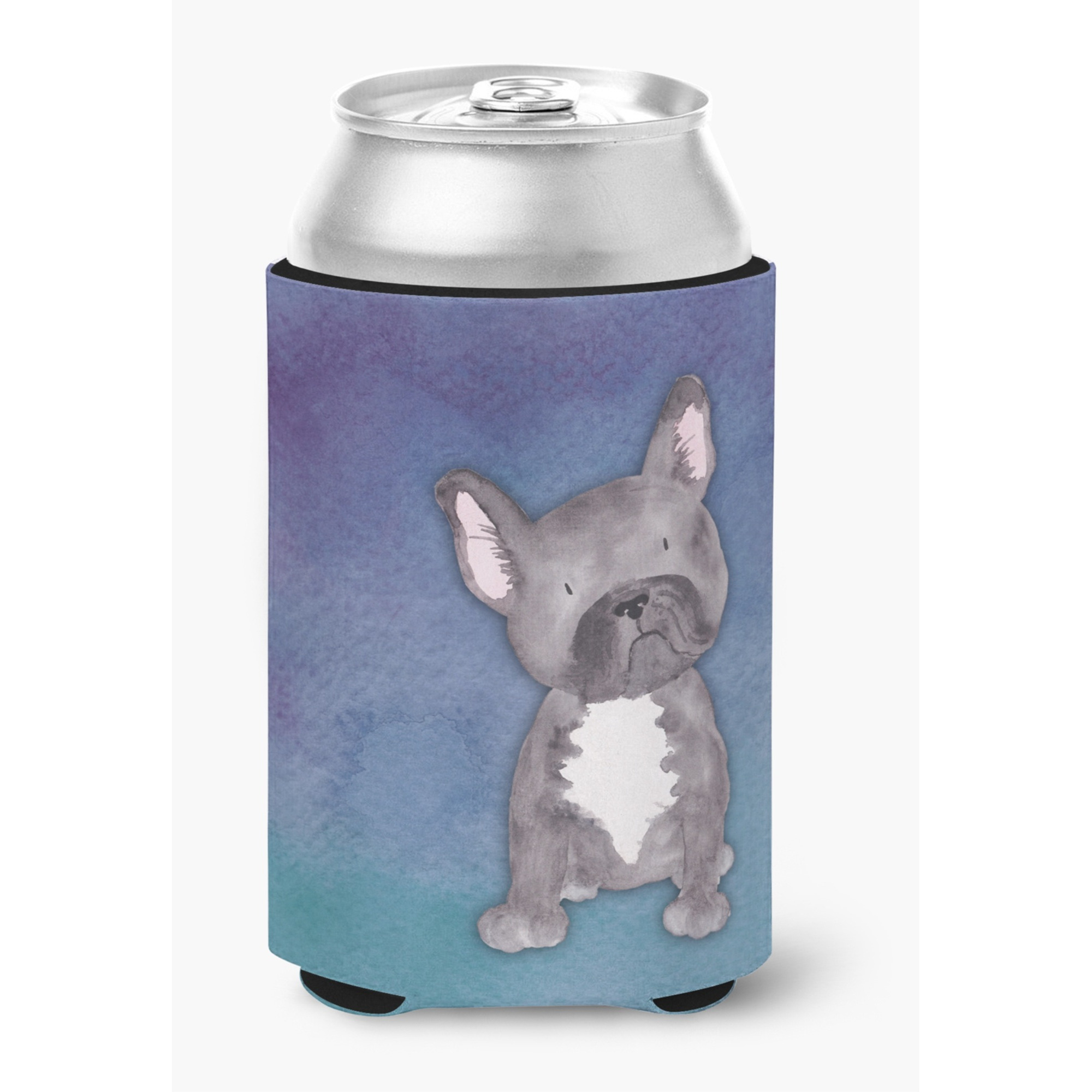 &quotCaroline's Treasures French Bulldog Watercolor Decorative Can Hugger, Multicolor"