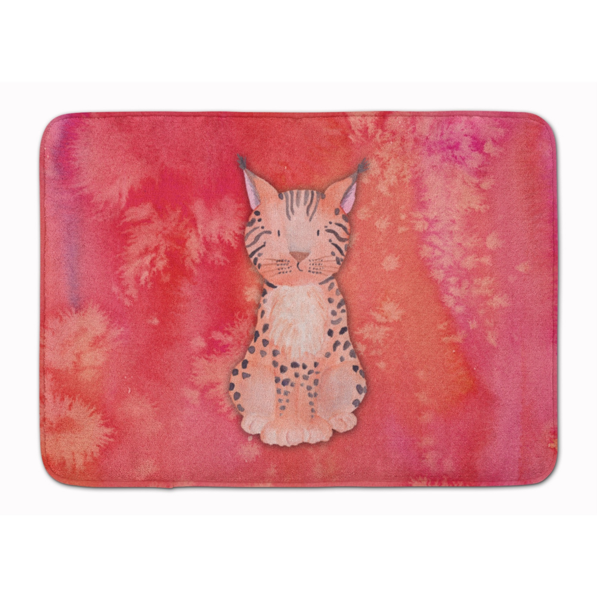 &quotCaroline's Treasures Lynx Watercolor Floor Mat, 19"" x 27"", Multicolor"