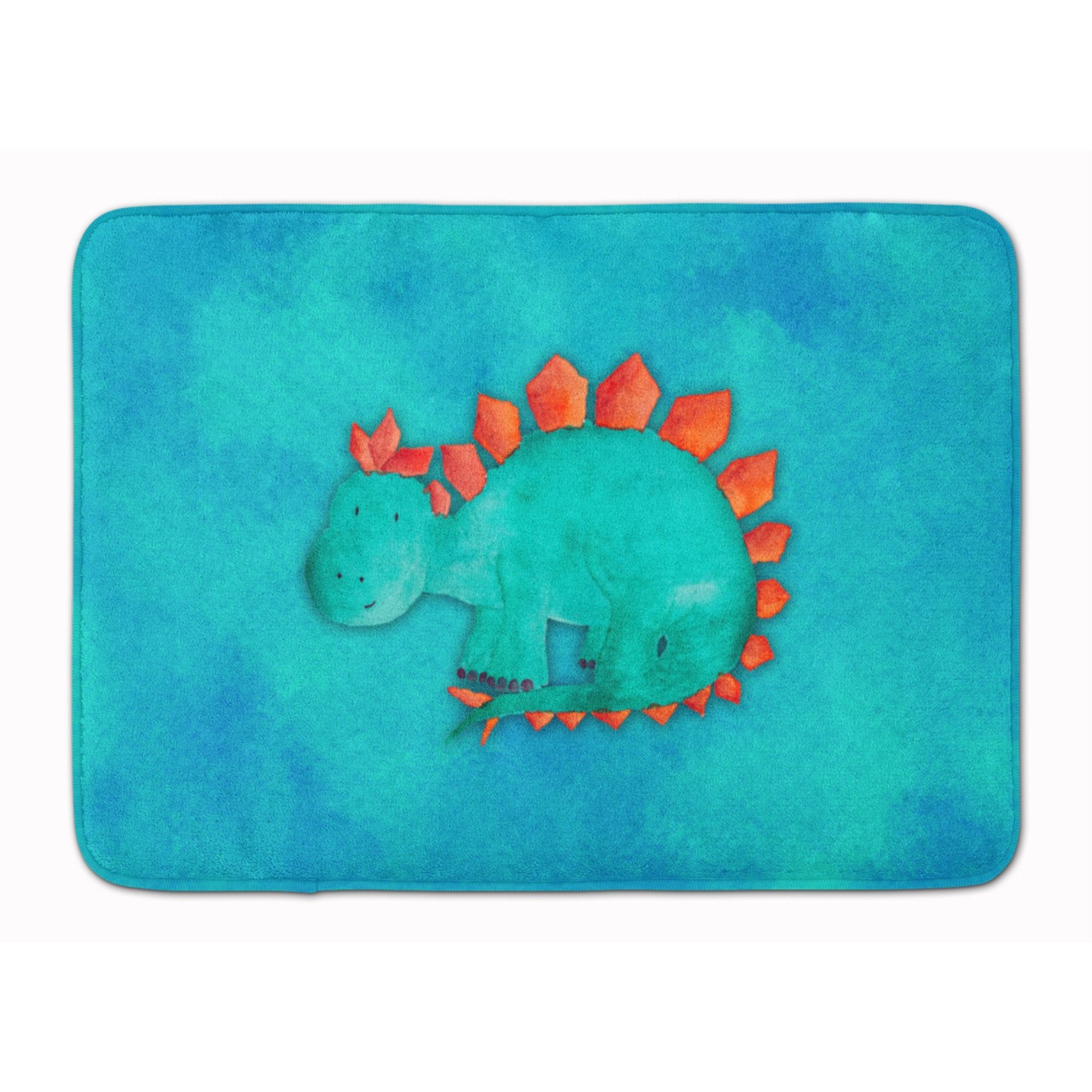&quotCaroline's Treasures Stegosaurus Watercolor Floor Mat, 19"" x 27"", Multicolor"