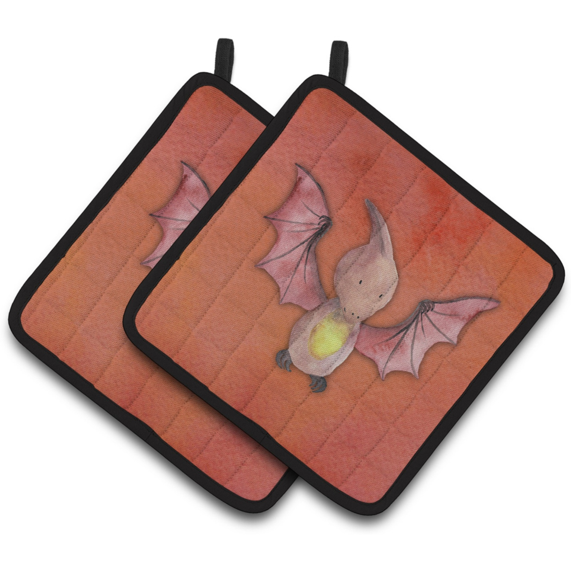 &quotCaroline's Treasures Pterodactyl Watercolor Decorated pot holder, 7.5"" x 7.5"", Multicolor"