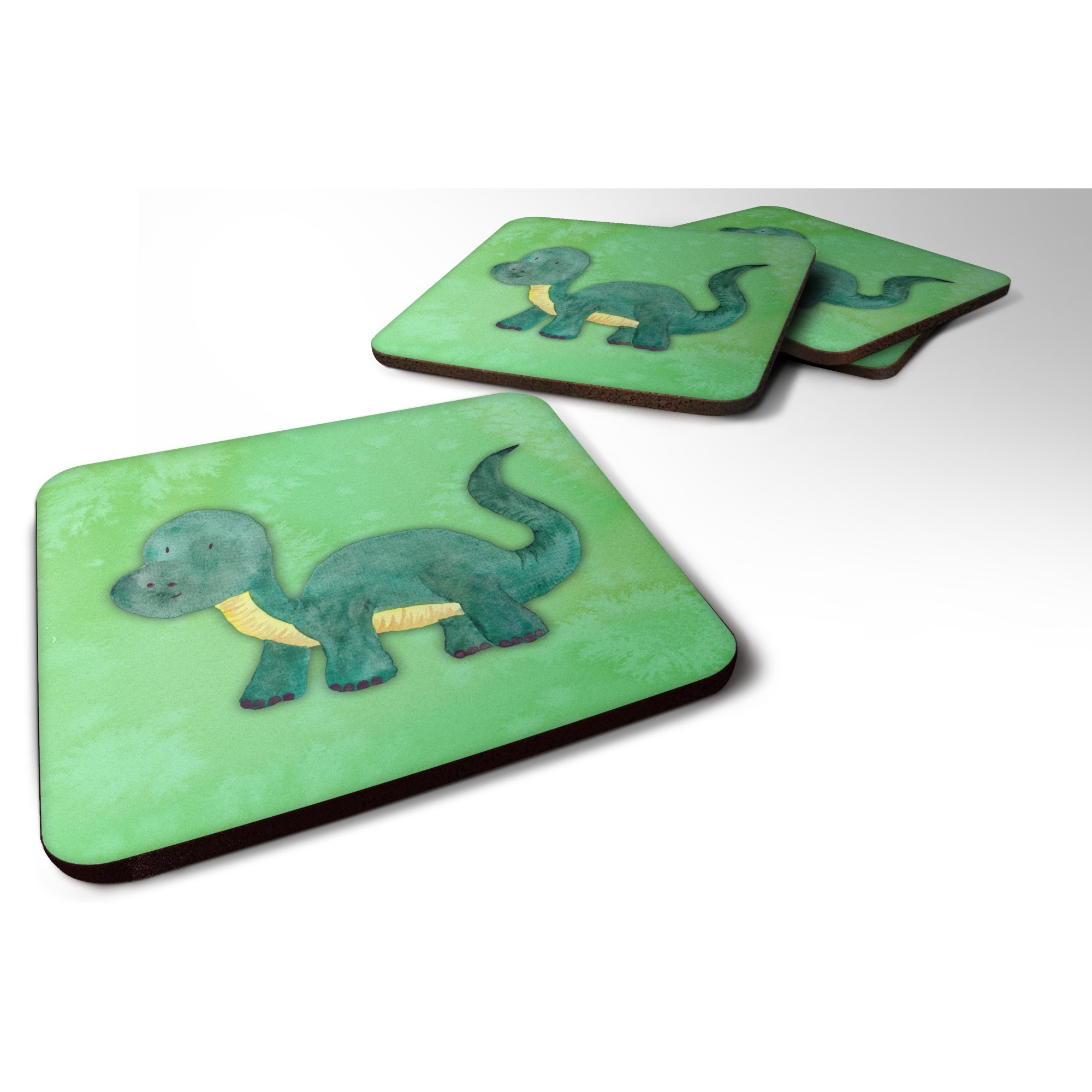 &quotCaroline's Treasures Brontosaurus Watercolor Decorative coasters, 3.5, Multicolor"