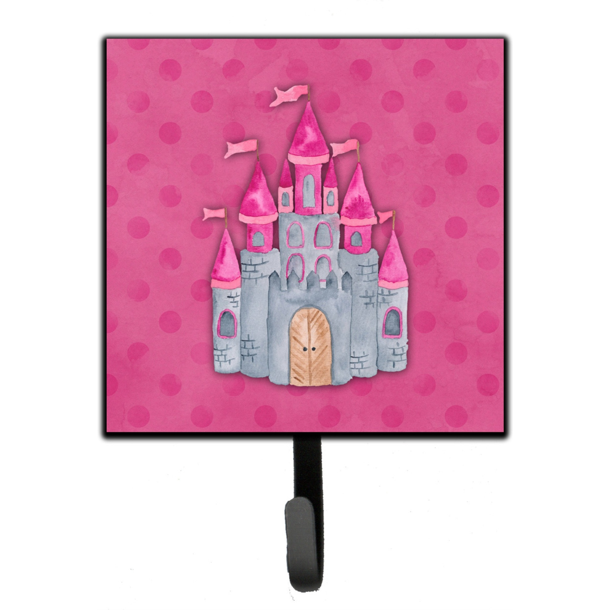 &quotCaroline's Treasures Princess Castle Watercolor Wall Hook, Small, Multicolor"