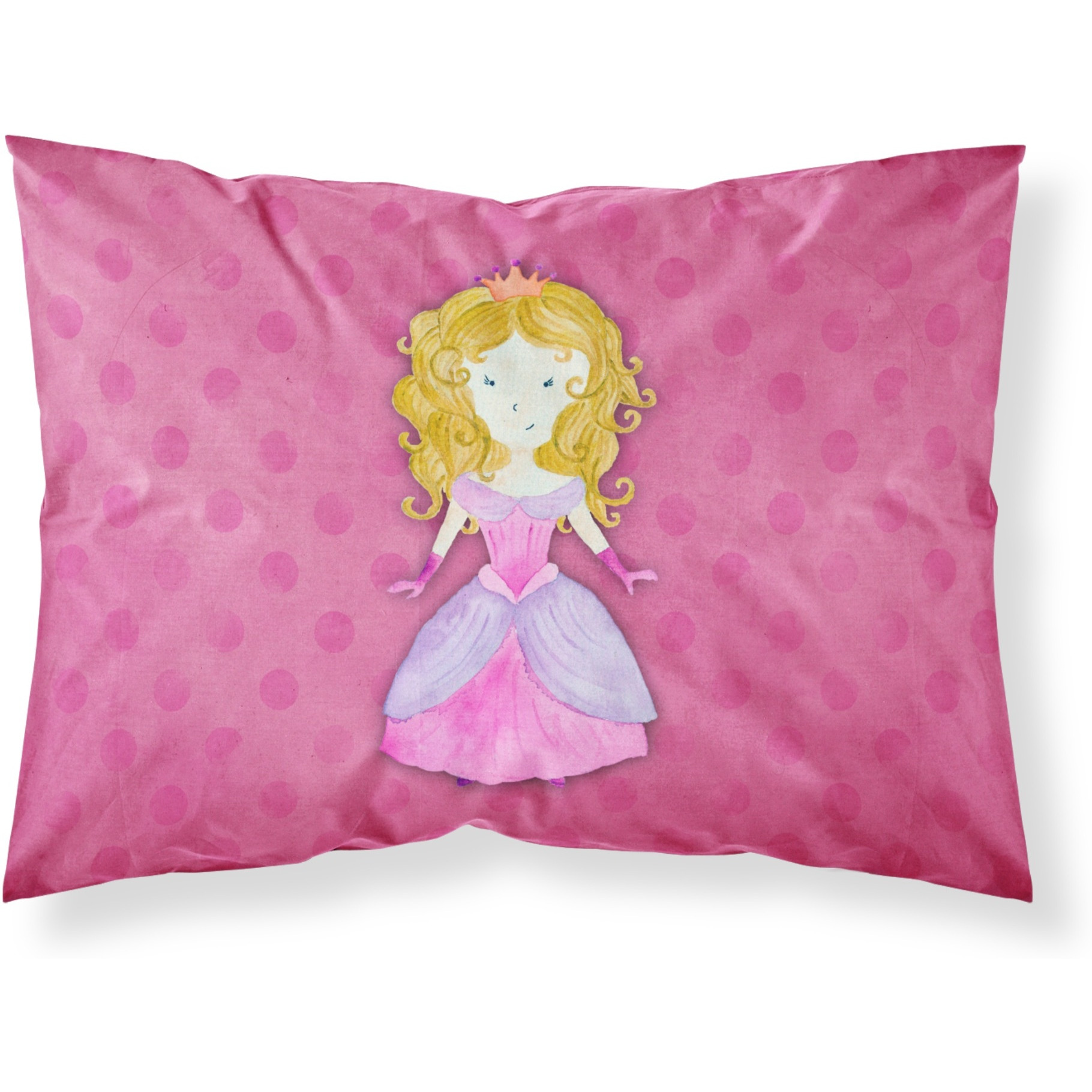 Caroline's Treasures Princess Watercolor Pillowcase Standard Multicolor