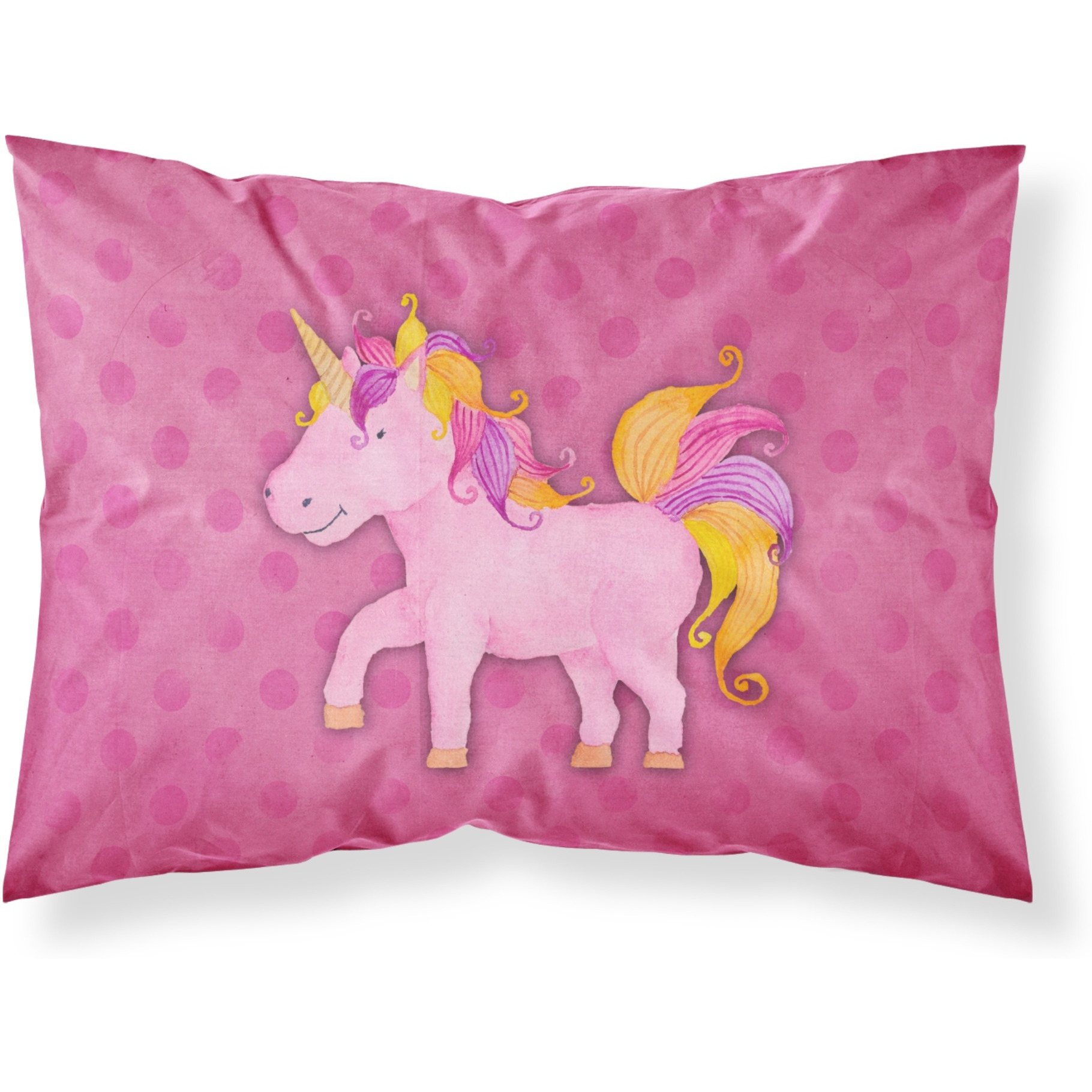 &quotCaroline's Treasures Unicorn Watercolor Pillowcase, Standard, Multicolor"