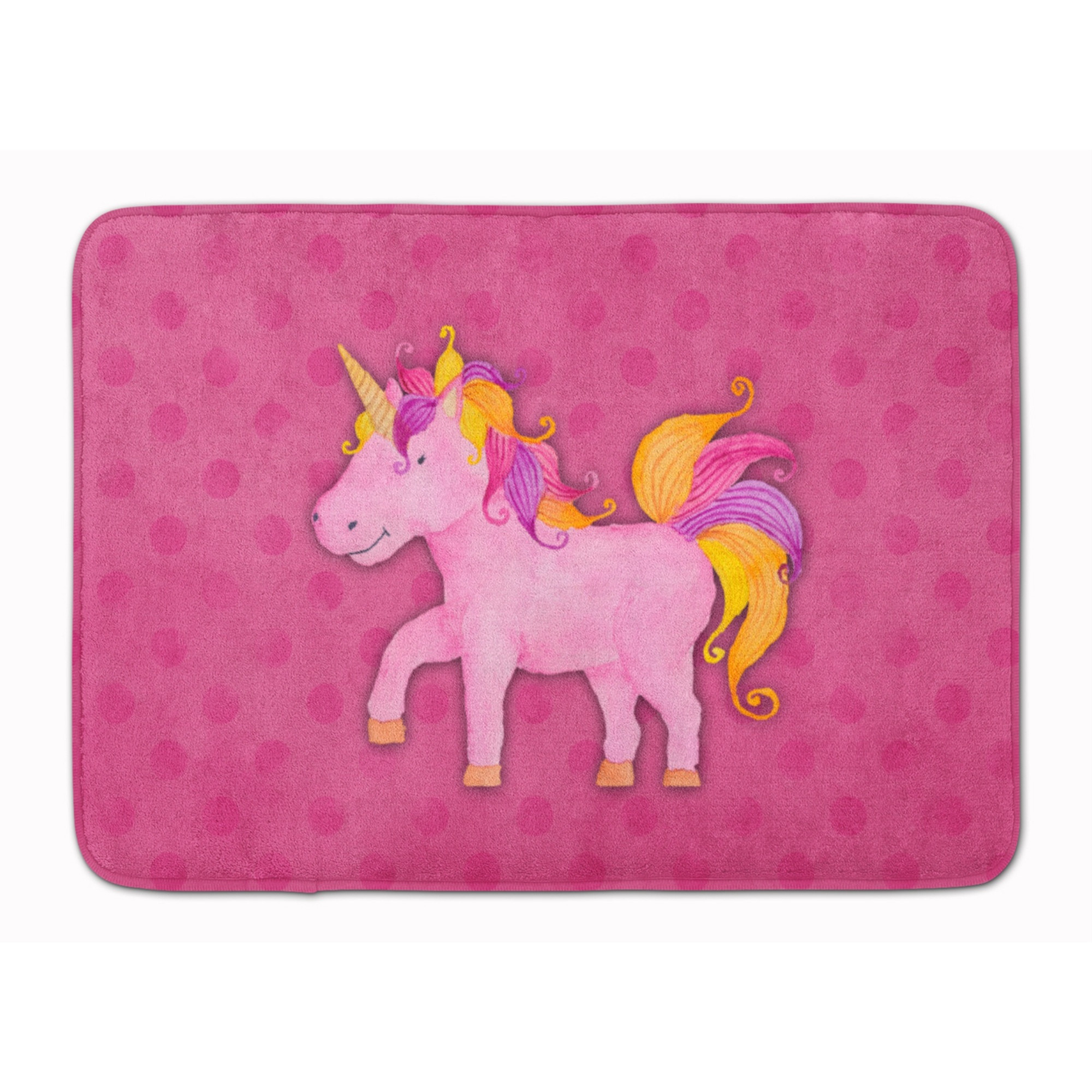 &quotCaroline's Treasures Unicorn Watercolor Floor Mat, 19"" x 27"", Multicolor"