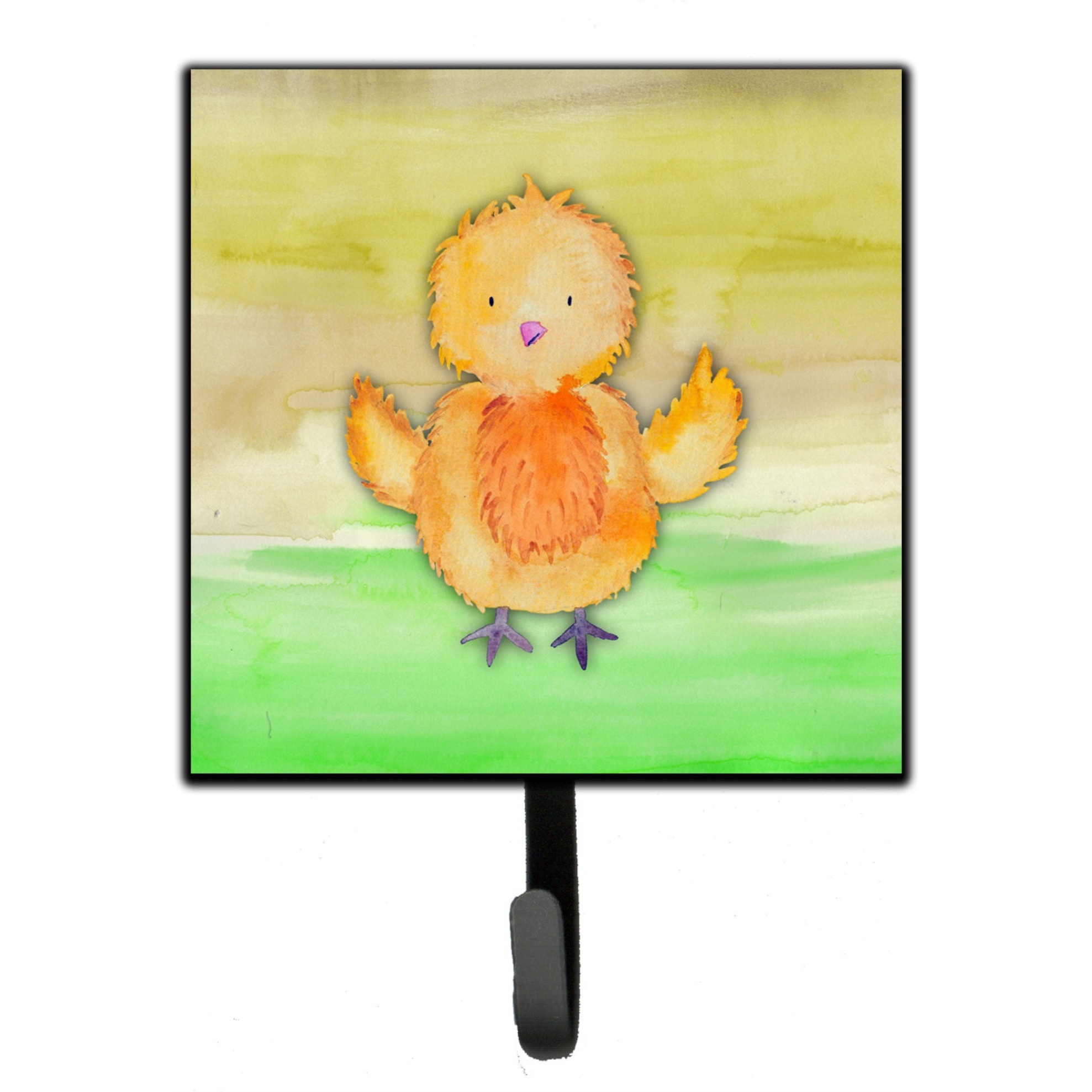 &quotCaroline's Treasures Chicken Watercolor Wall Hook, Small, Multicolor"