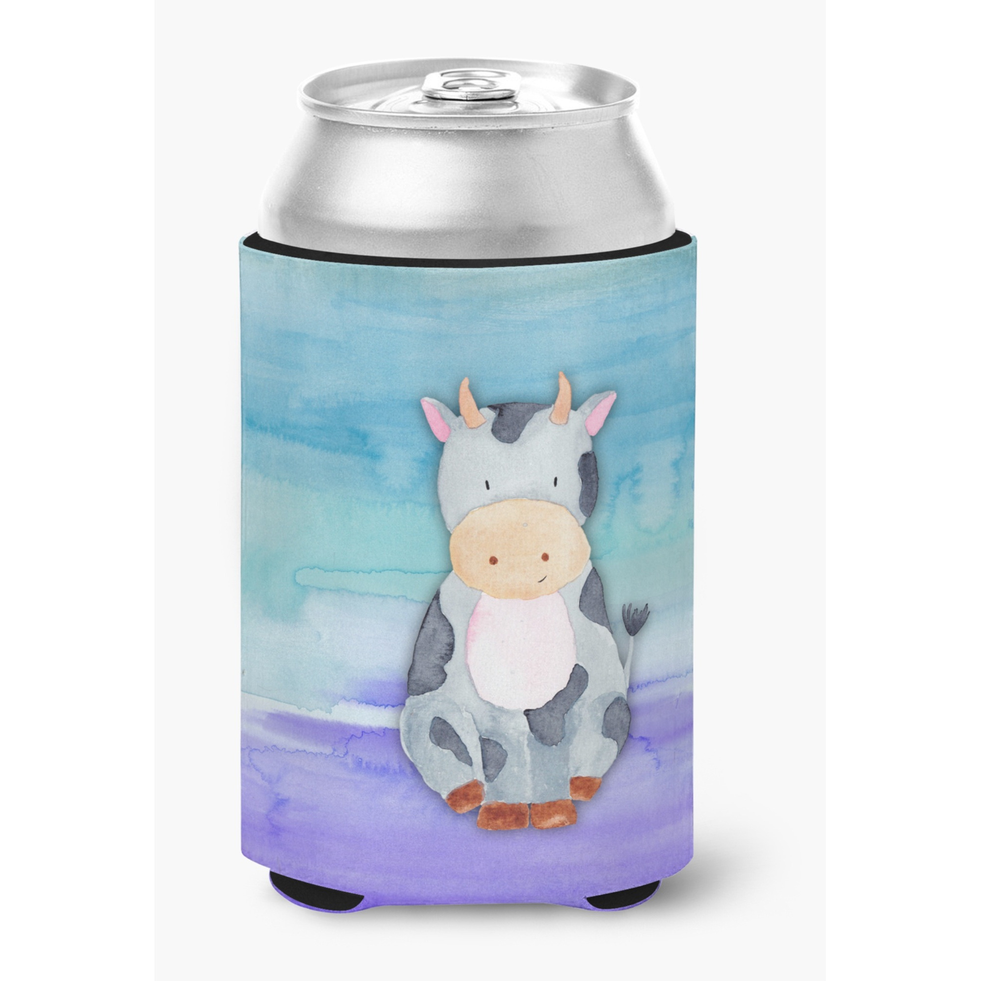 &quotCaroline's Treasures Cow Watercolor Decorative Can Hugger, Multicolor"