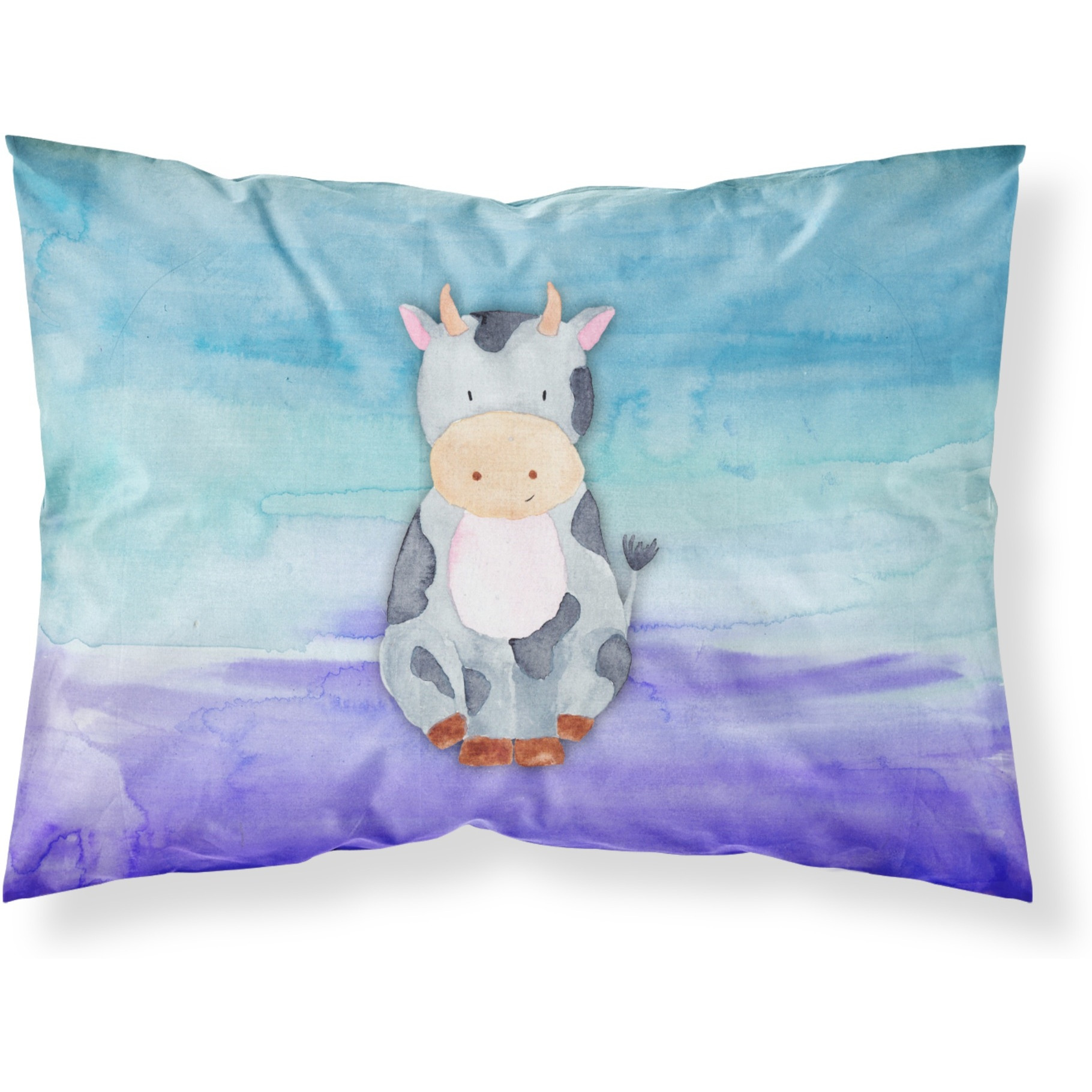 &quotCaroline's Treasures Cow Watercolor Pillowcase, Standard, Multicolor"