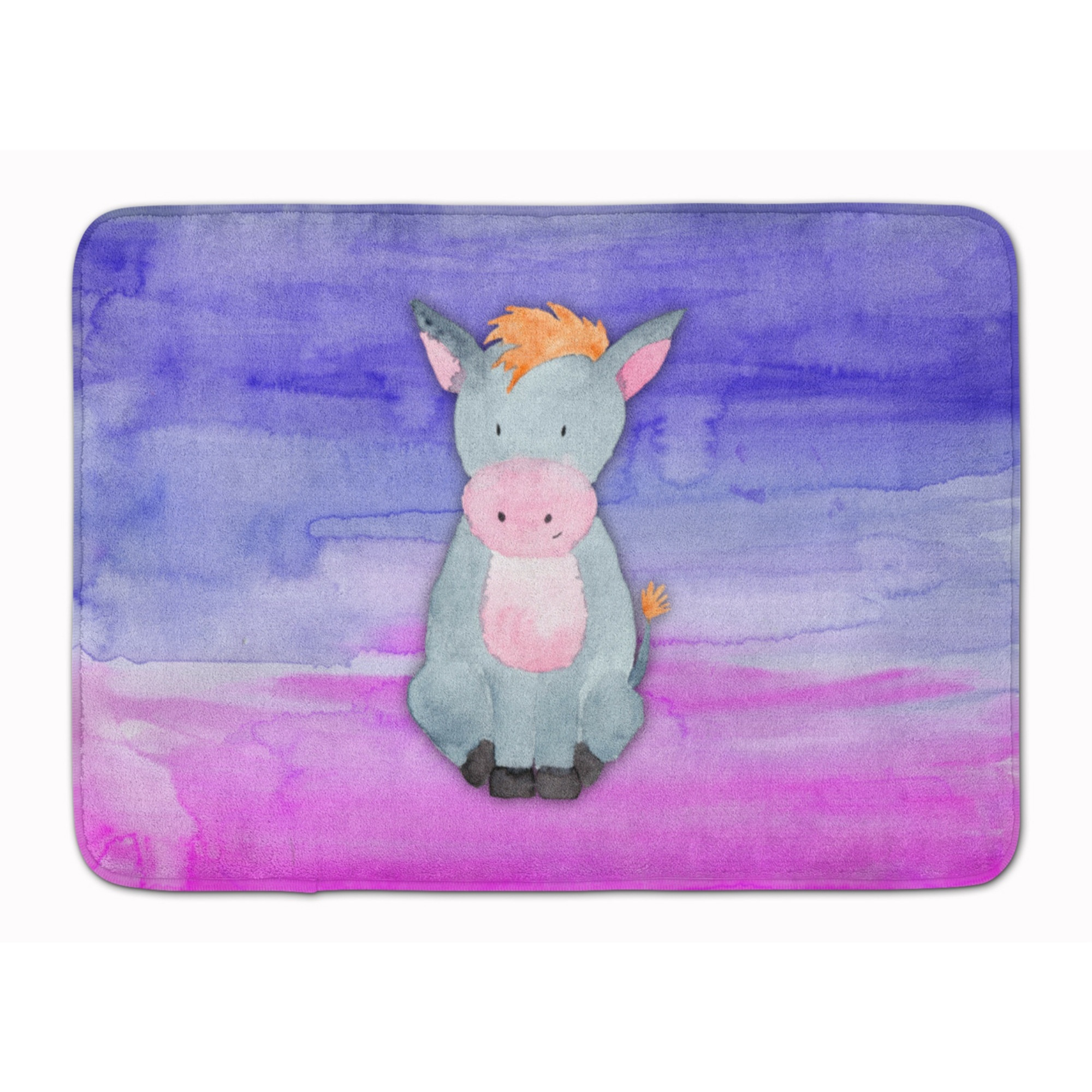&quotCaroline's Treasures Donkey Watercolor Floor Mat, 19"" x 27"", Multicolor"