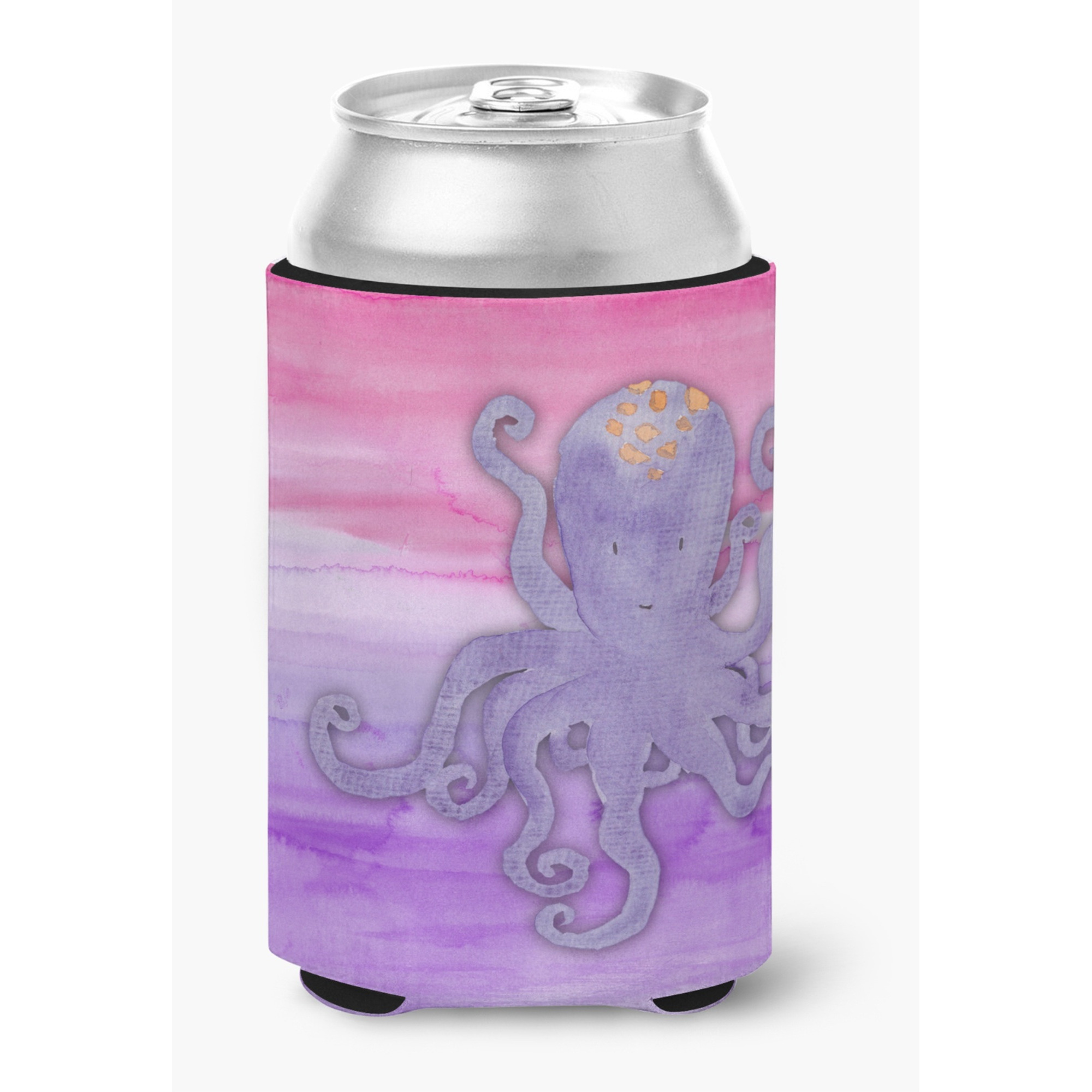 &quotCaroline's Treasures Octopus Watercolor Decorative Can Hugger, Multicolor"