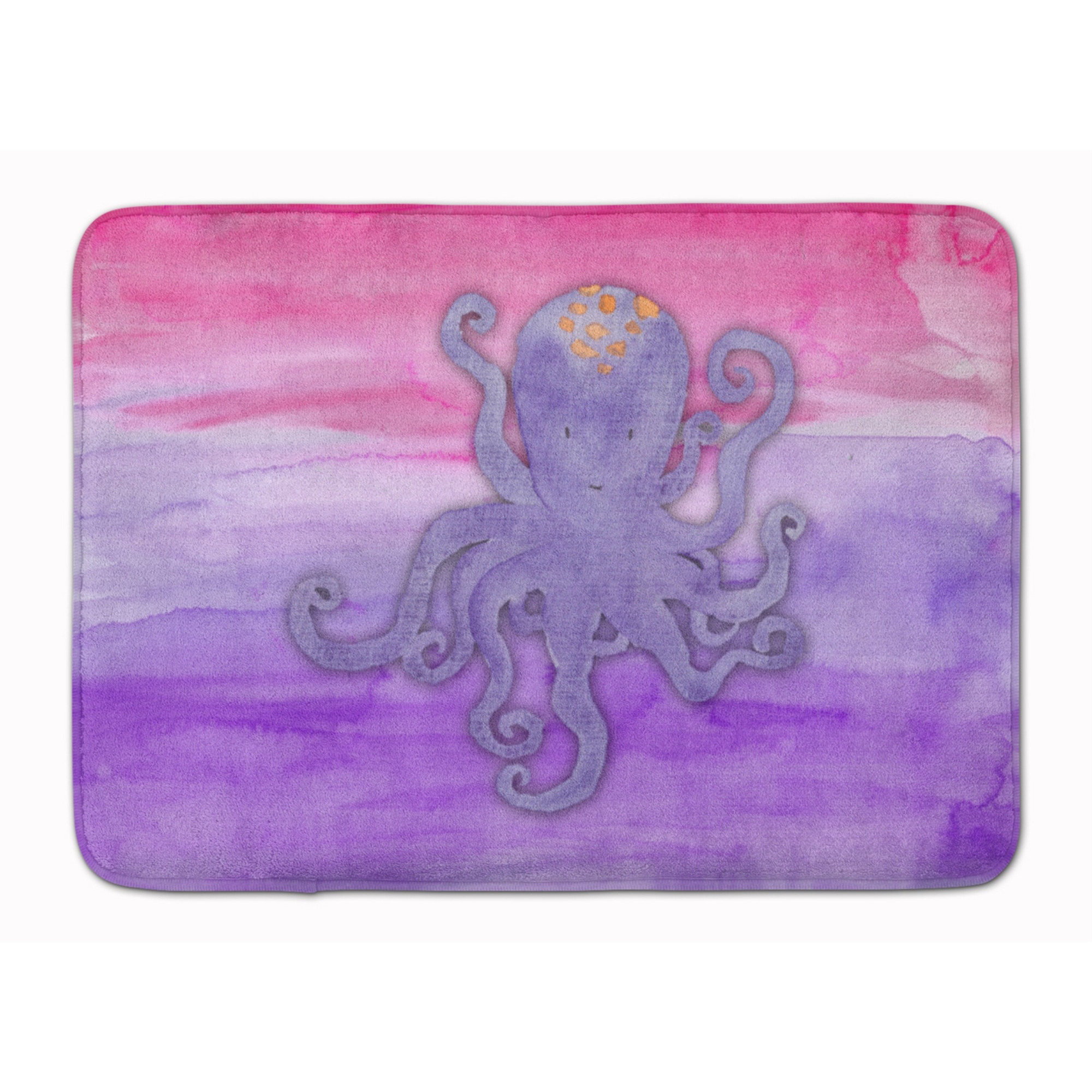 &quotCaroline's Treasures Octopus Watercolor Floor Mat, 19"" x 27"", Multicolor"