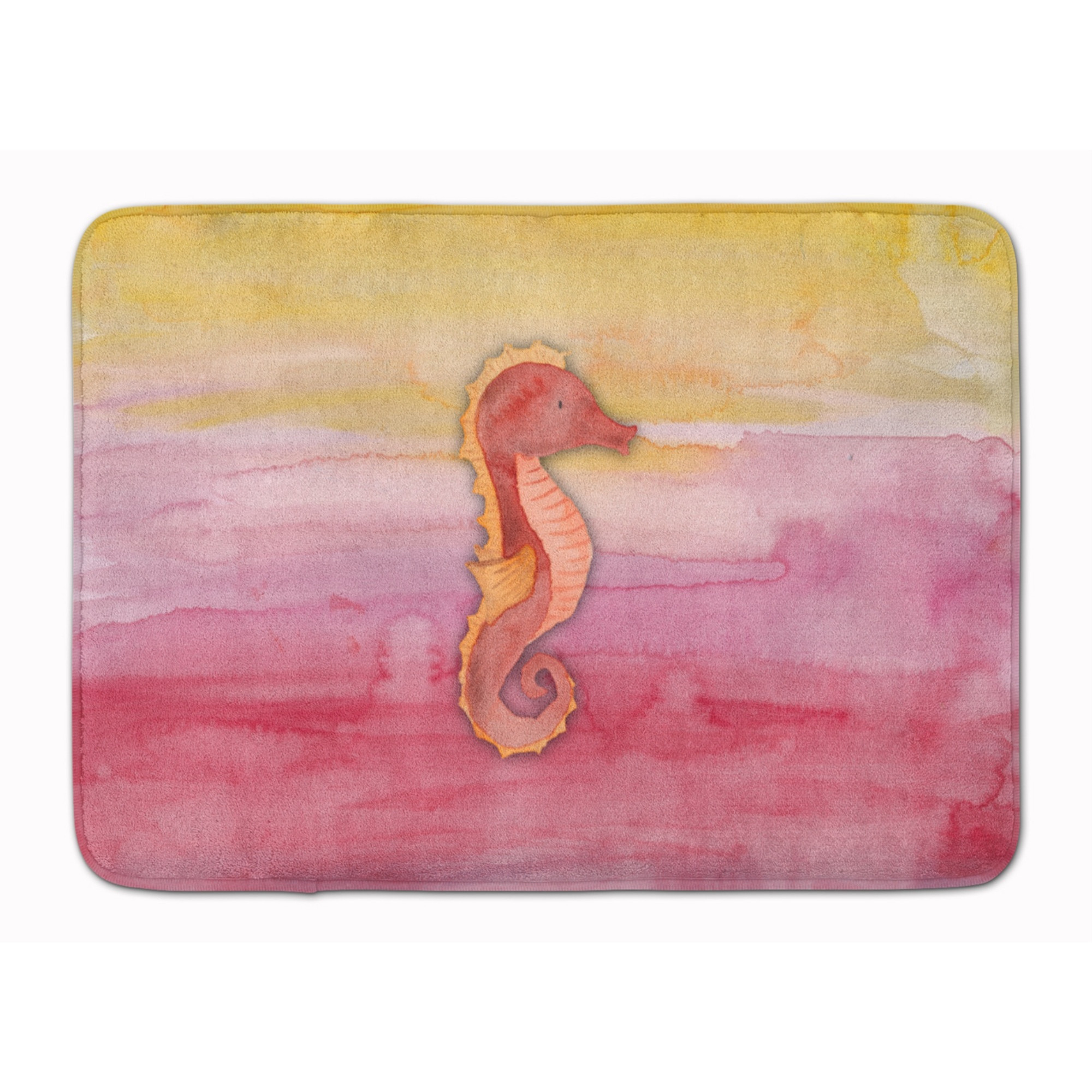 &quotCaroline's Treasures Seahorse Watercolor Floor Mat, 19"" x 27"", Multicolor"