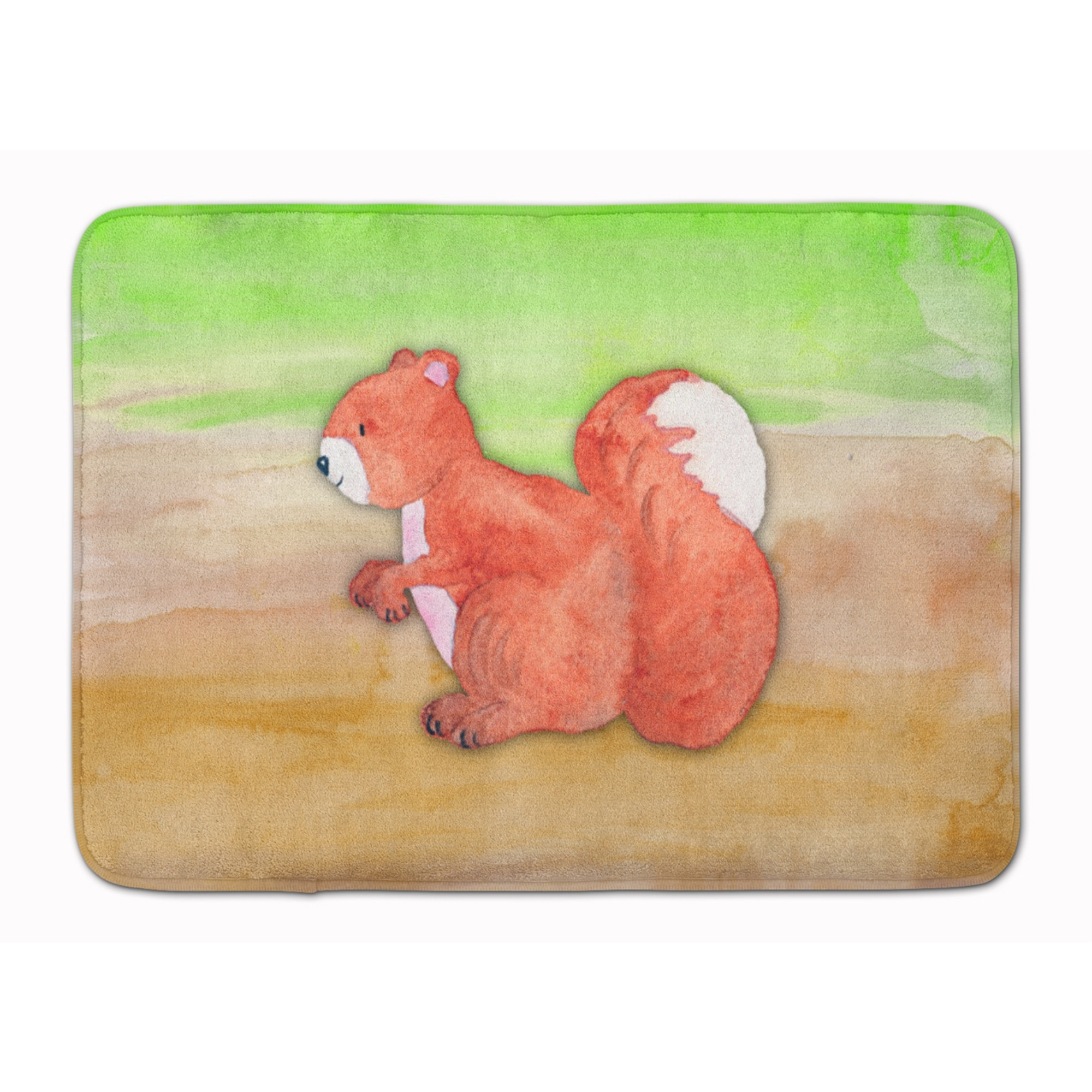 &quotCaroline's Treasures Squirrel Watercolor Floor Mat, 19"" x 27"", Multicolor"