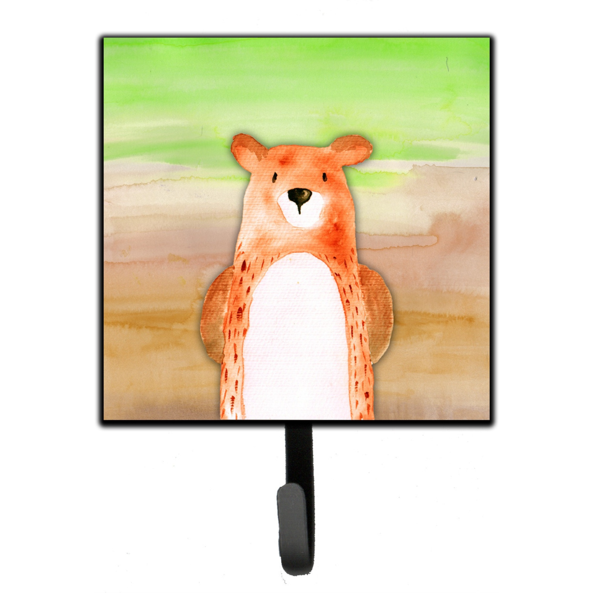&quotCaroline's Treasures Bear Watercolor Wall Hook, Small, Multicolor"