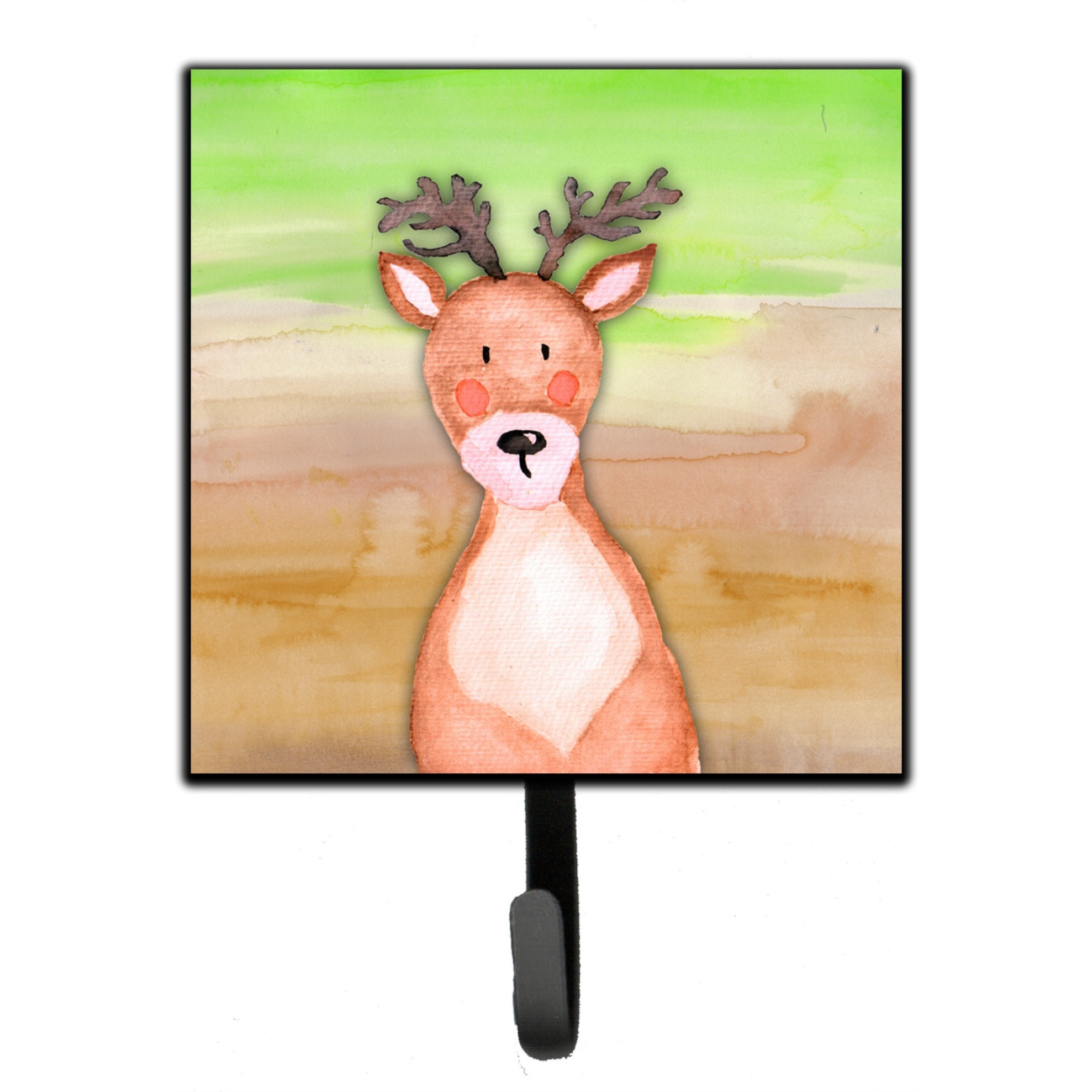 &quotCaroline's Treasures Deer Watercolor Wall Hook, Small, Multicolor"