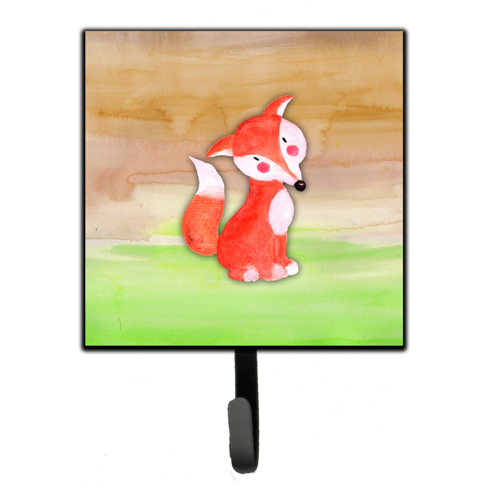 &quotCaroline's Treasures Fox Watercolor Wall Hook, Small, Multicolor"