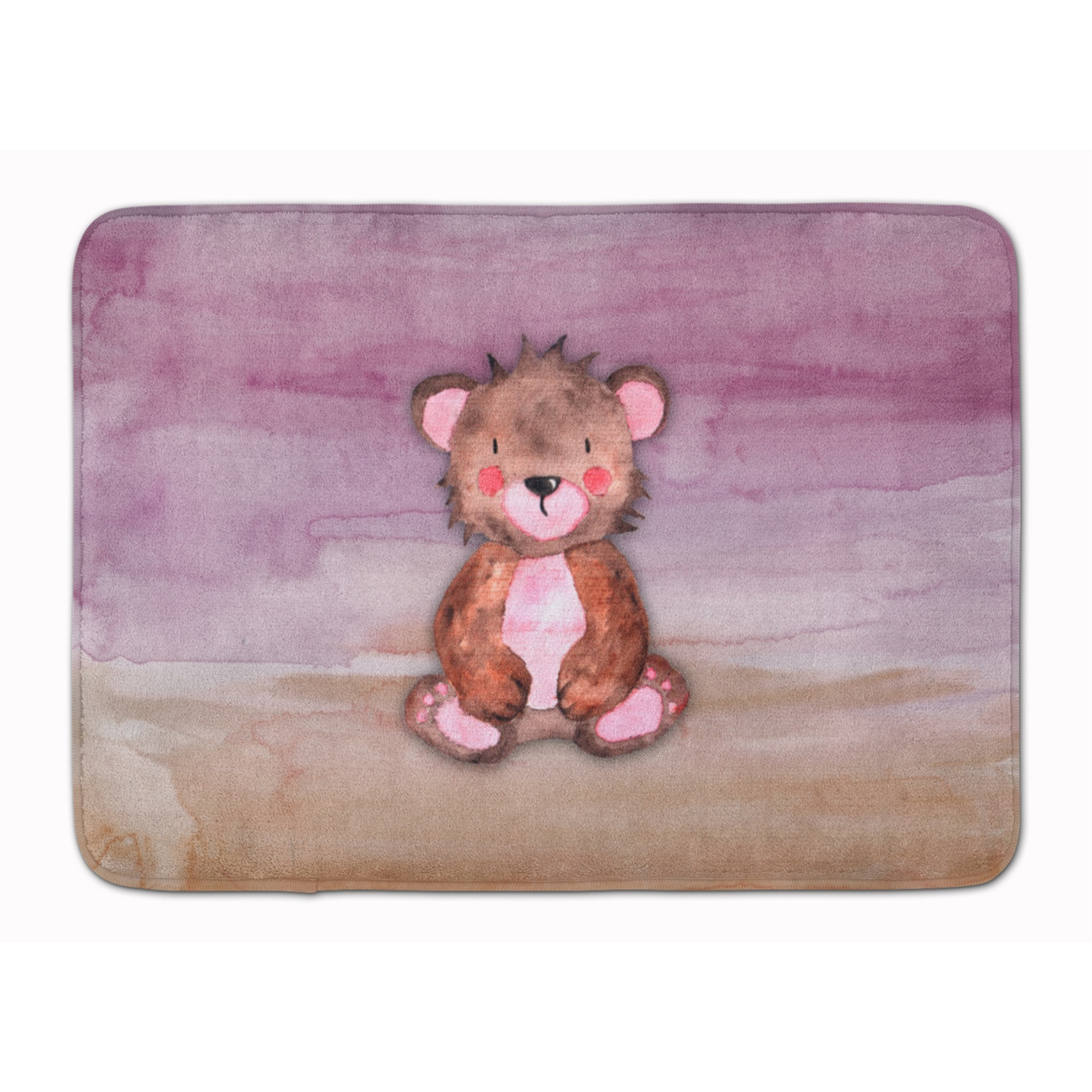 &quotCaroline's Treasures Bear Cub Watercolor Floor Mat, 19"" x 27"", Multicolor"