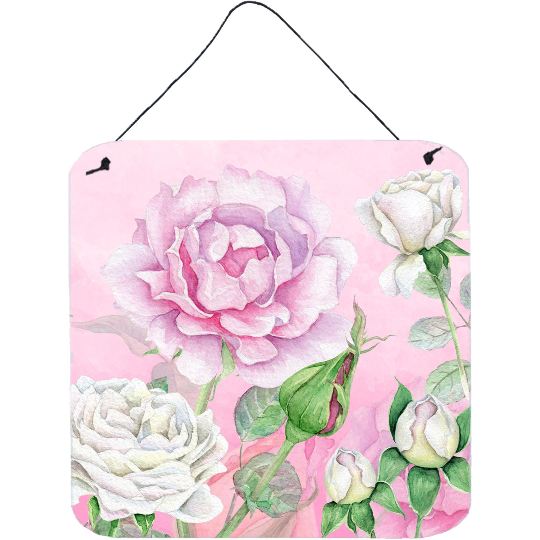 &quotCaroline's Treasures Rose Garden Door Hanging Prints wall-decor, Multicolor"