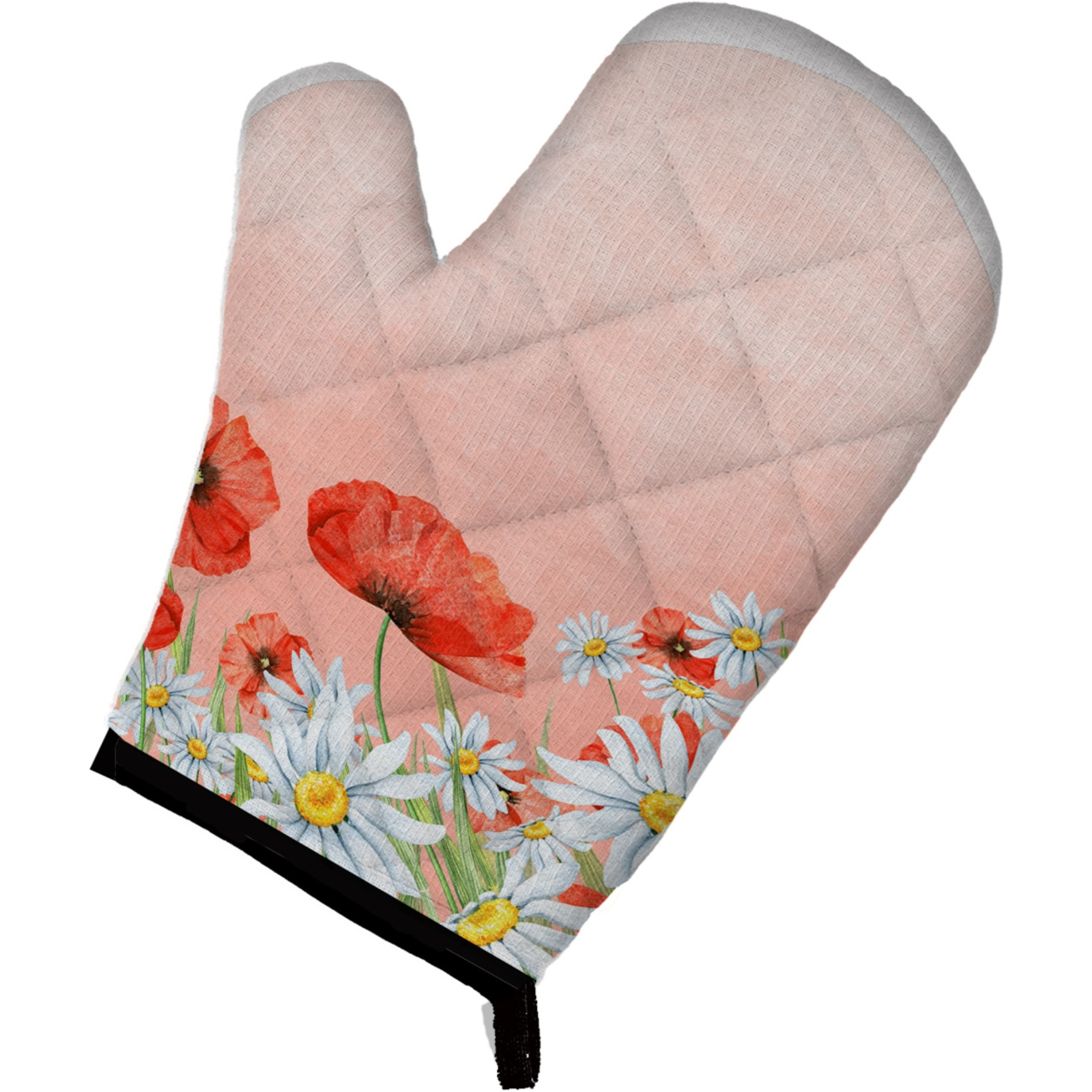 &quotCaroline's Treasures Poppies and Chamomiles, Large, multicolor oven mitt"