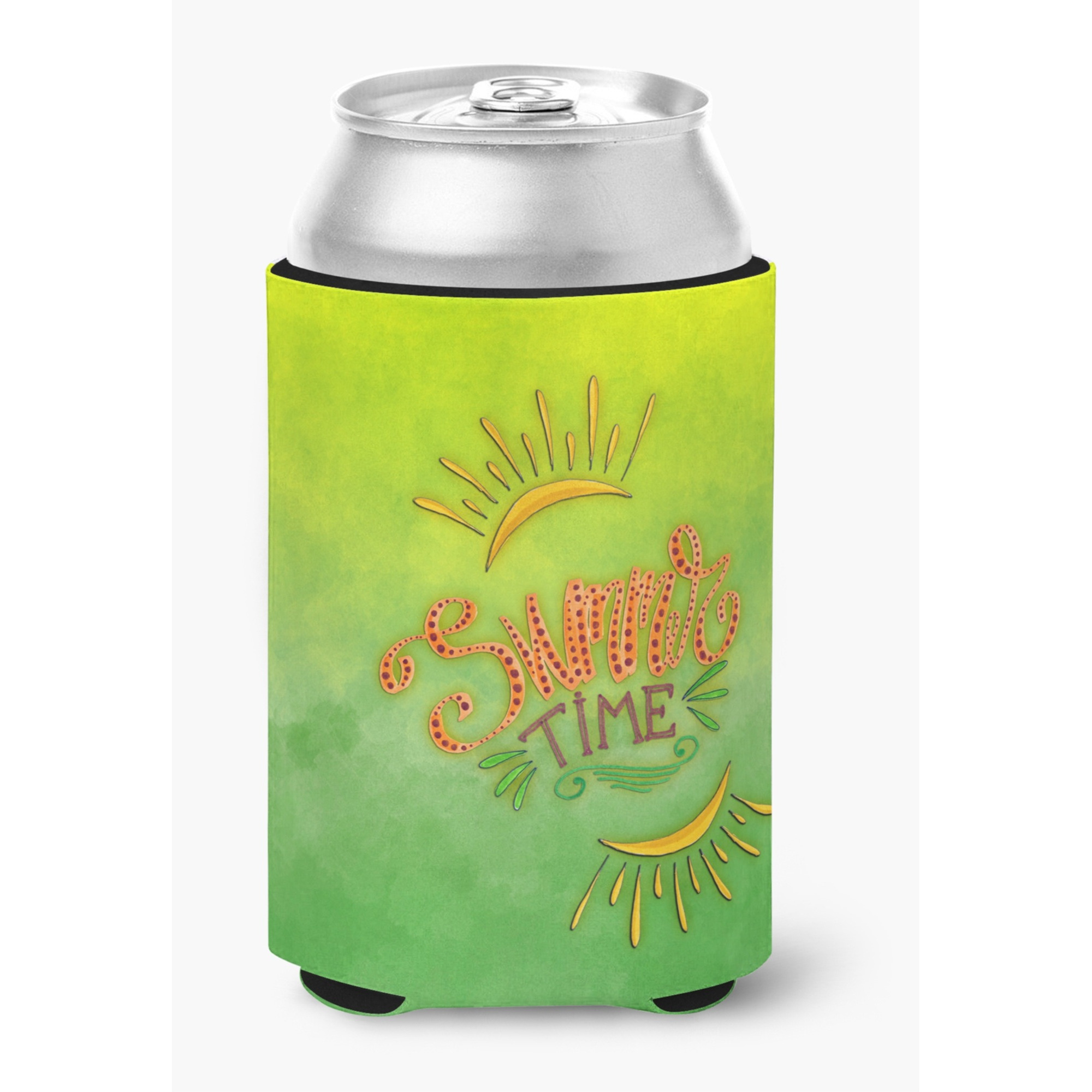 &quotCaroline's Treasures BB7453CC Summer Time Can or Bottle Hugger cold-beverage-koozies, Multicolor"